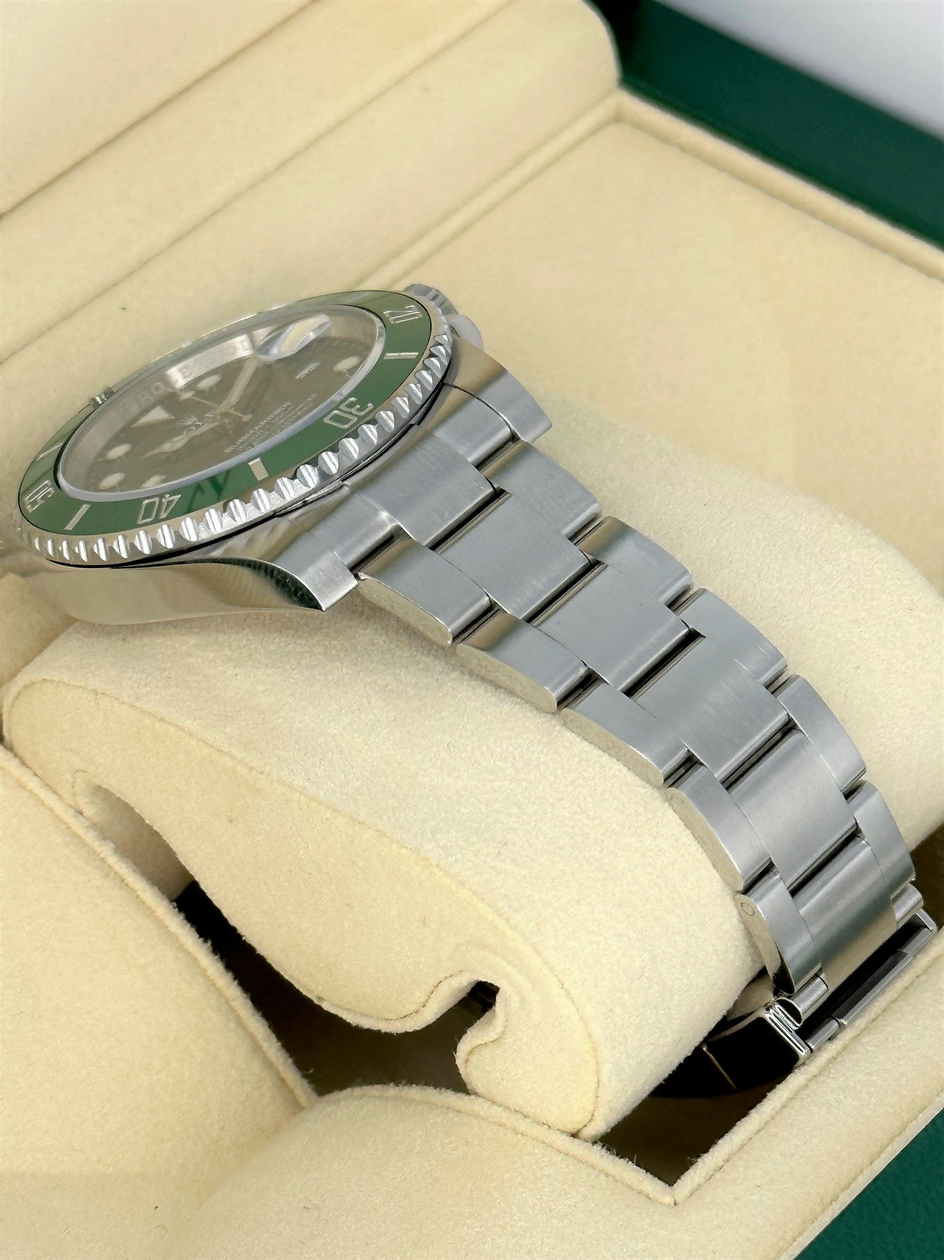 2018 Rolex Submariner "Hulk" 40mm 116610LV Stainless Steel Green Dial - MyWatchLLC