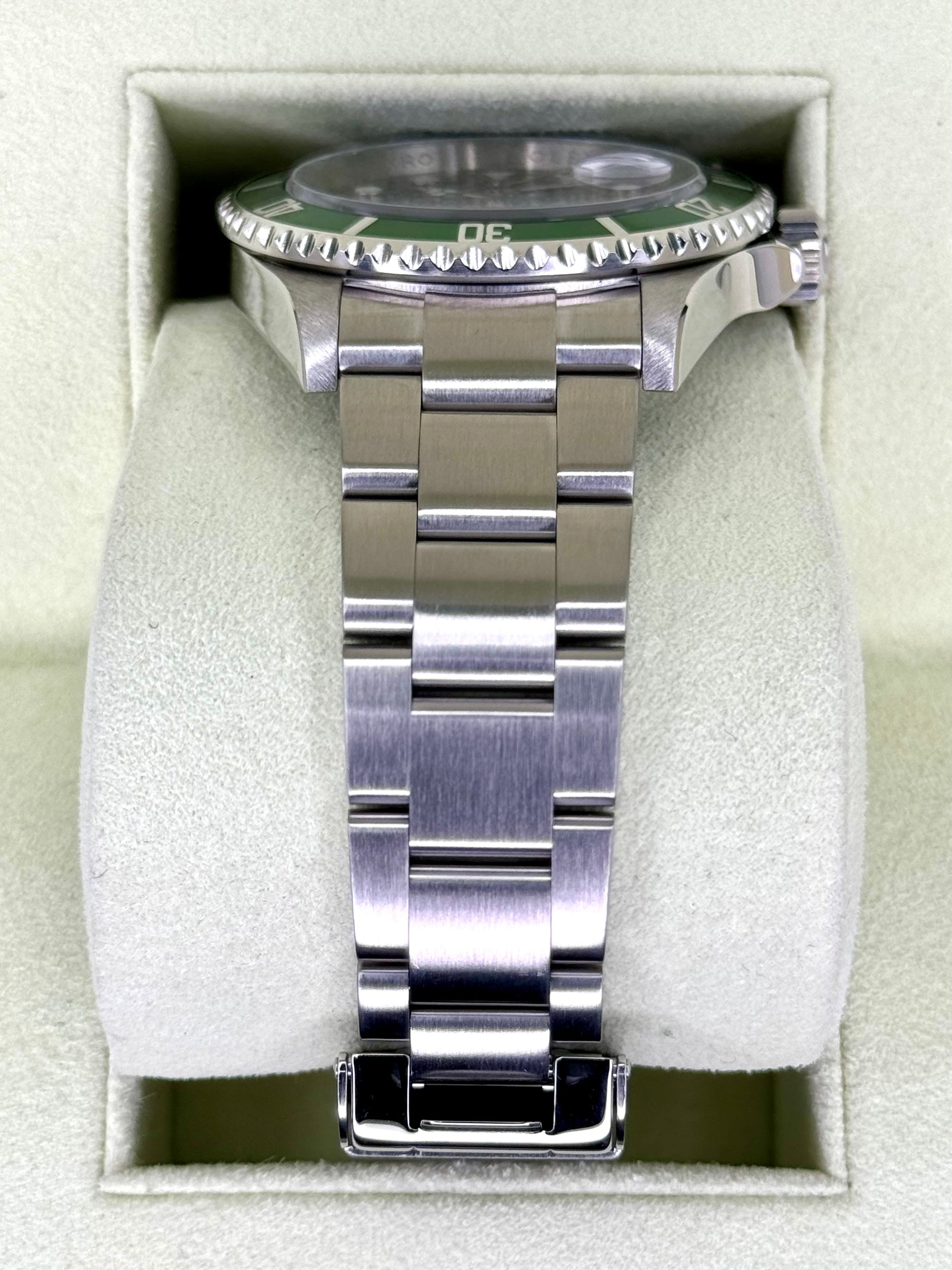 2009 Rolex Submariner "Kermit" 40mm 16610LV Stainless Steel Black Dial - MyWatchLLC