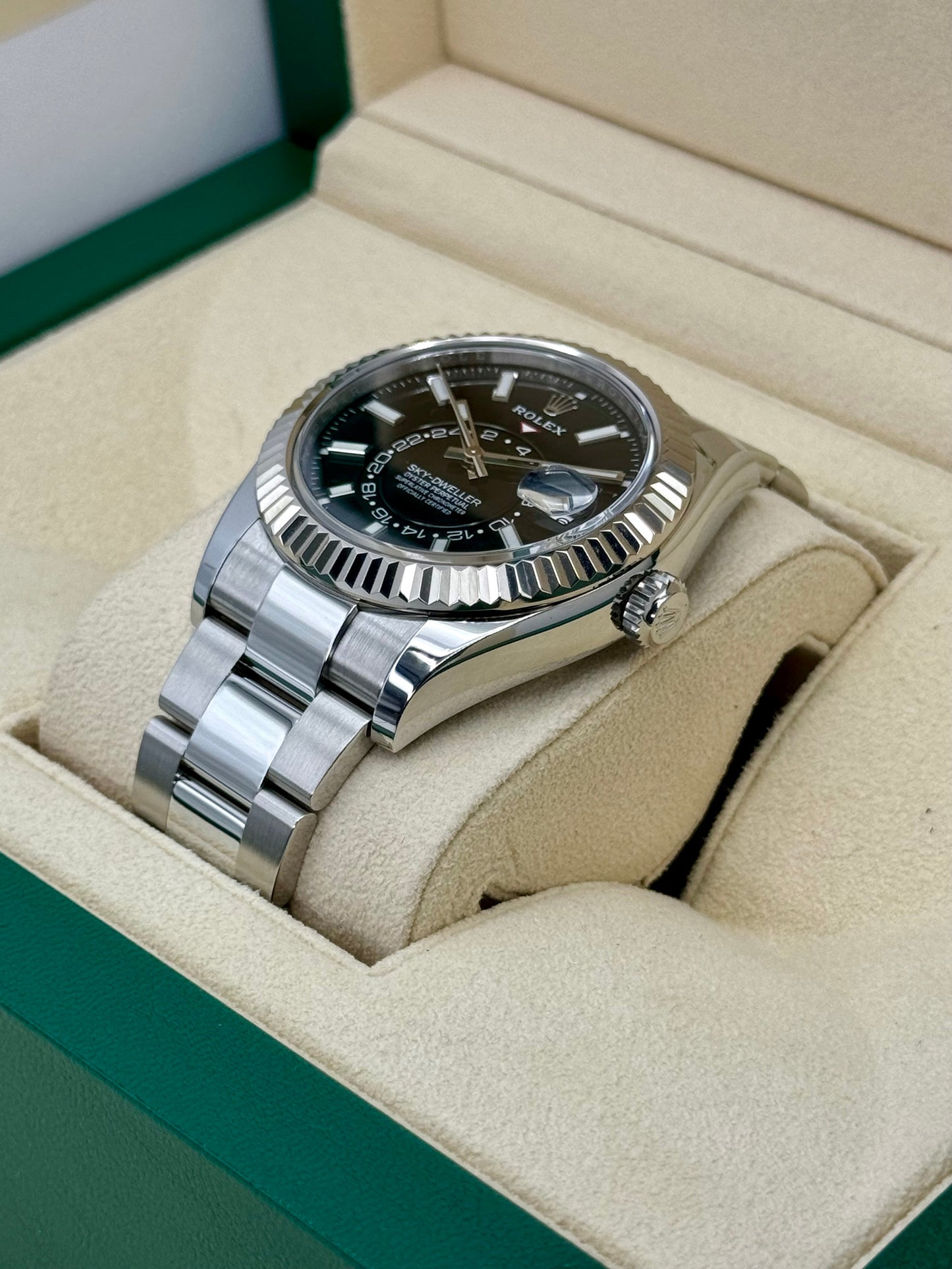 2023 Rolex Sky-Dweller 42mm 326934 Oyster Black Dial - MyWatchLLC
