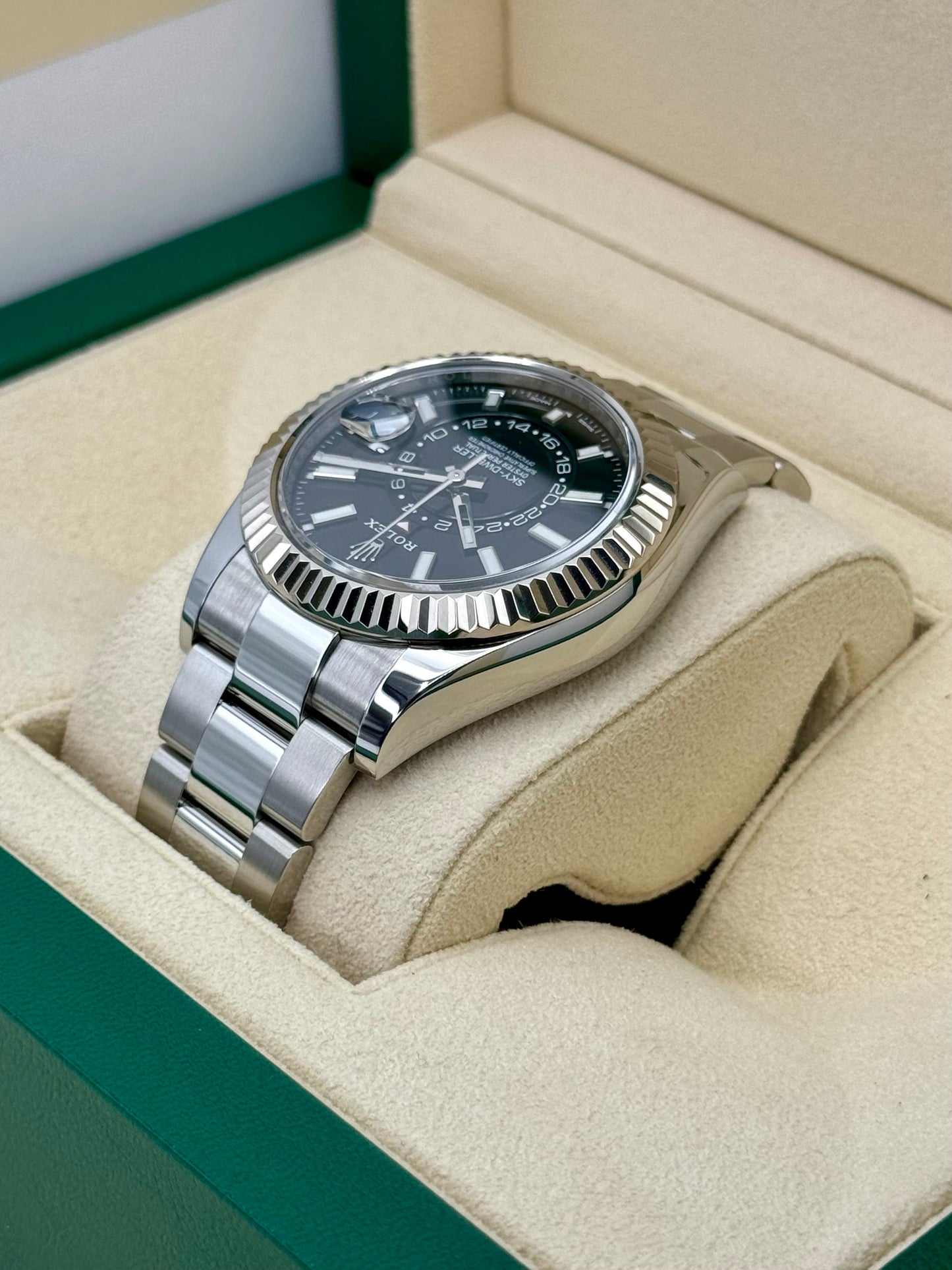 2023 Rolex Sky-Dweller 42mm 326934 Oyster Black Dial - MyWatchLLC
