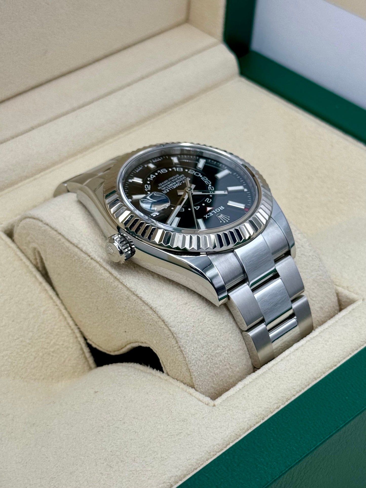 2023 Rolex Sky-Dweller 42mm 326934 Oyster Black Dial - MyWatchLLC