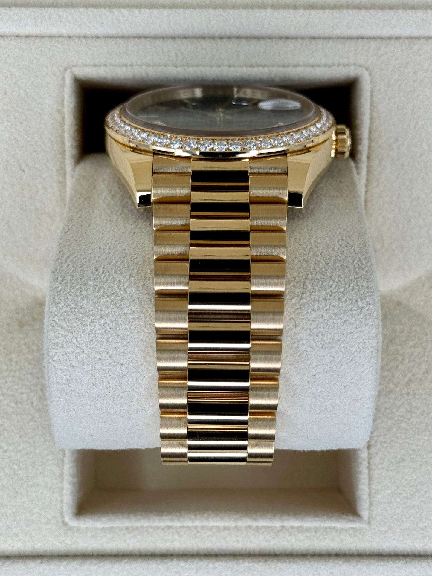 New 2024 Rolex Day-Date 40mm 228348RBR Presidential Green Dial - MyWatchLLC