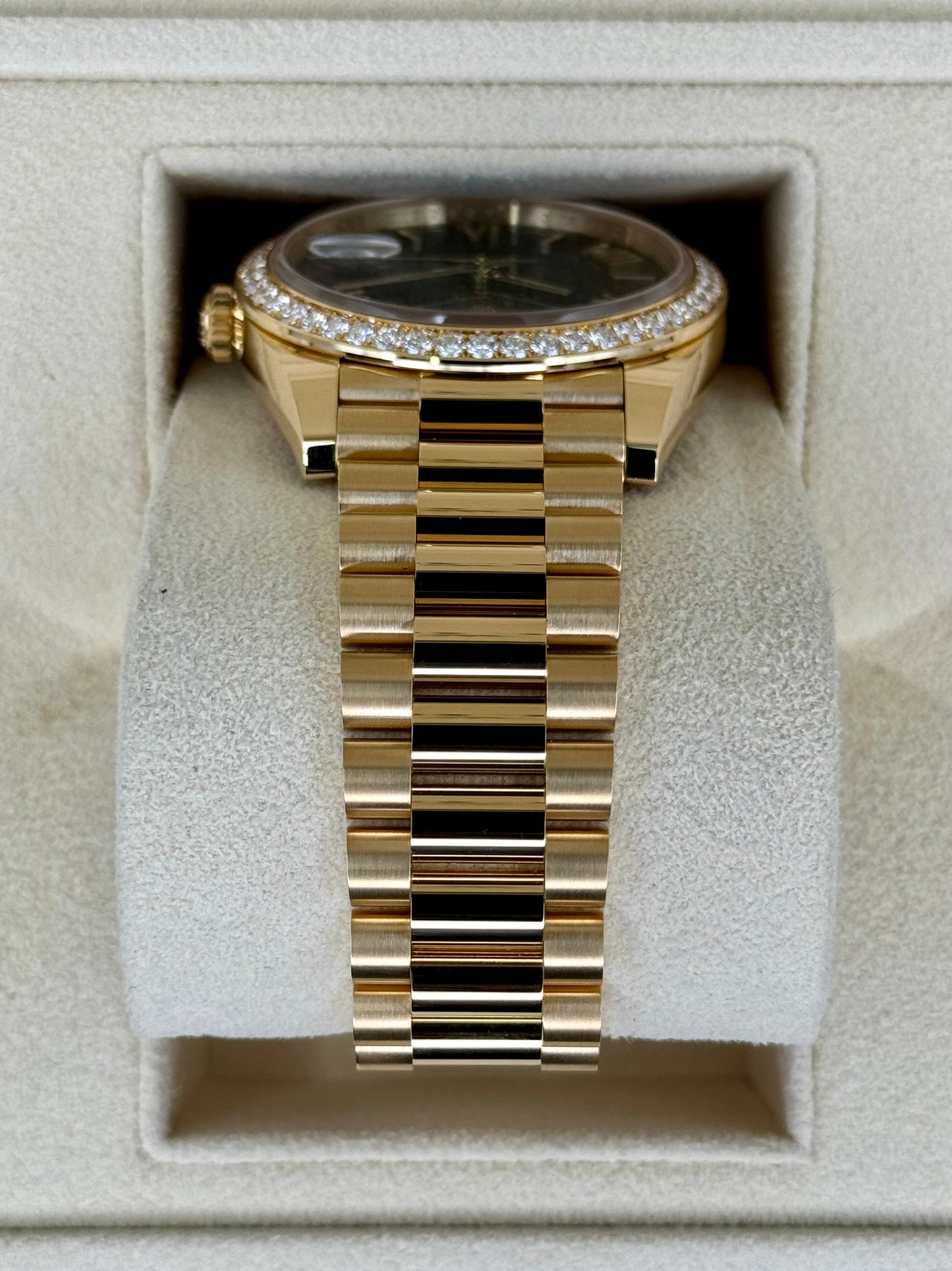 New 2024 Rolex Day-Date 40mm 228348RBR Presidential Green Dial - MyWatchLLC