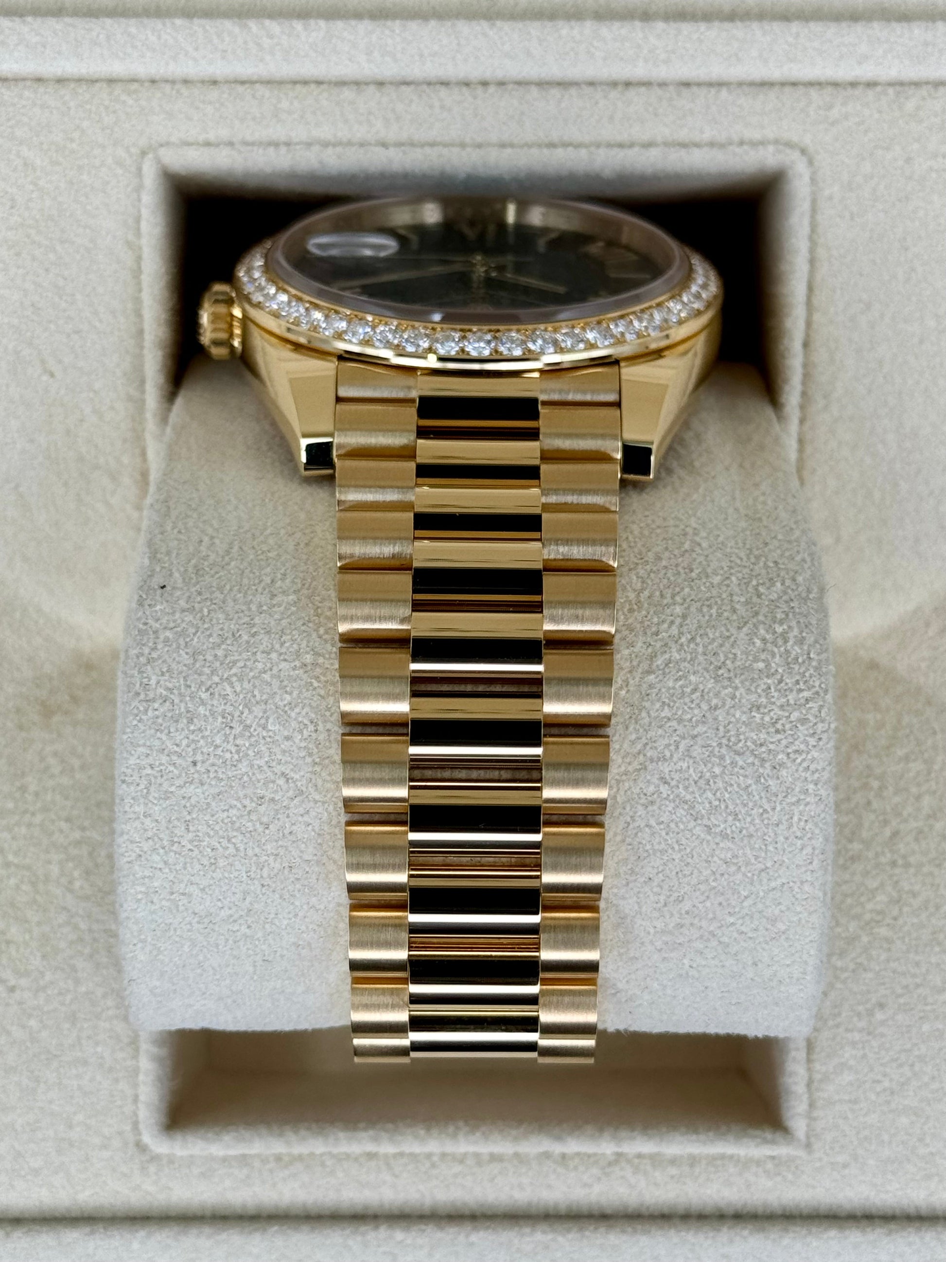 New 2024 Rolex Day-Date 40mm 228348RBR Presidential Green Dial - MyWatchLLC