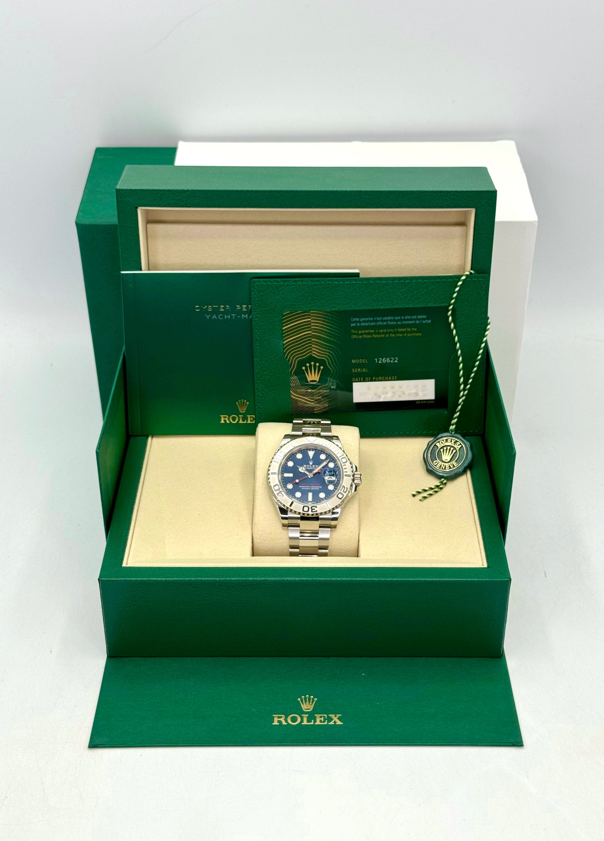 NEW 2025 Rolex Yacht-Master 40mm 126622 Blue Dial - MyWatchLLC