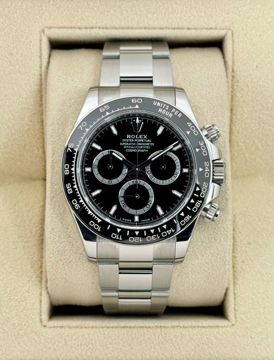 2024 Rolex Daytona 40mm 126500LN Stainless Steel Black Dial - MyWatchLLC