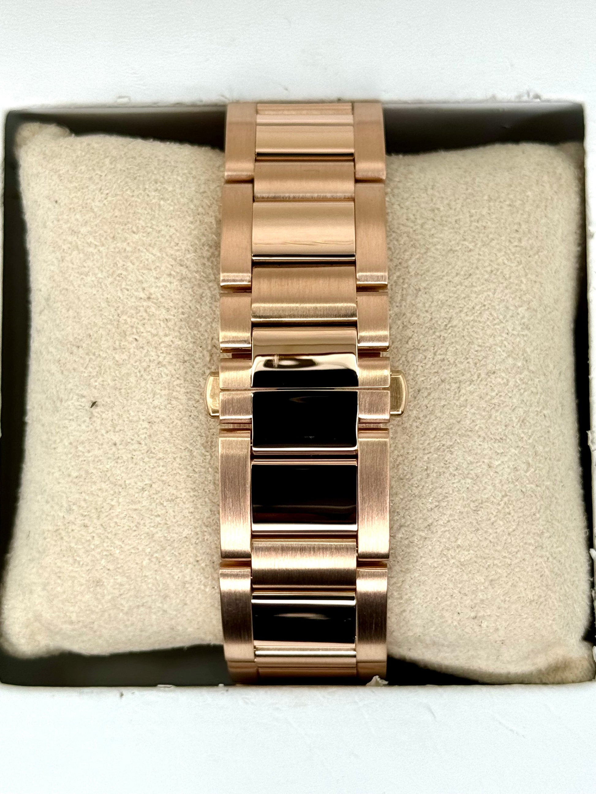 2016 Cartier Calibre de Cartier 42mm W7100018 Rose Gold White Dial - MyWatchLLC