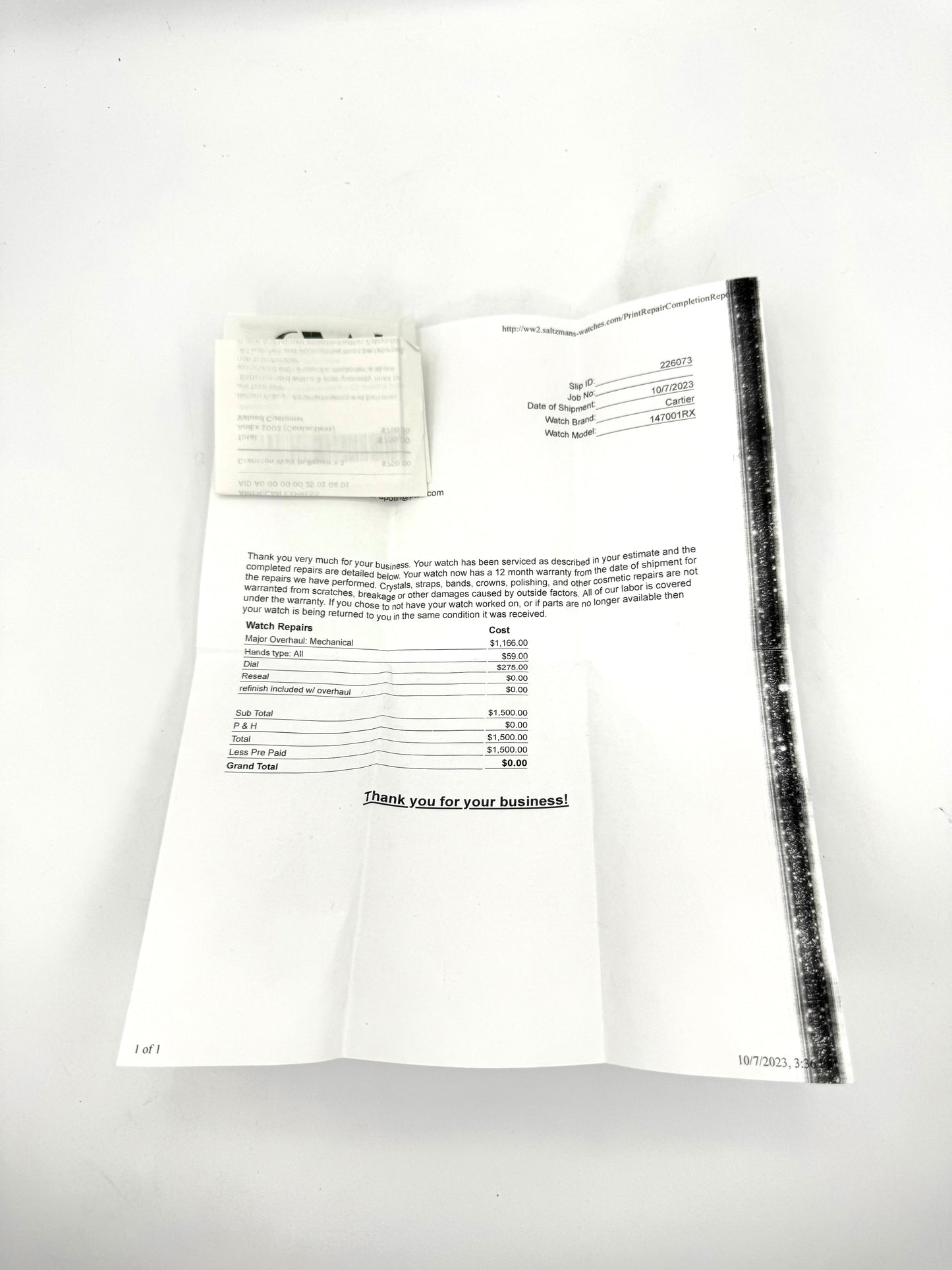 2016 Cartier Calibre de Cartier 42mm W7100018 Rose Gold White Dial - MyWatchLLC