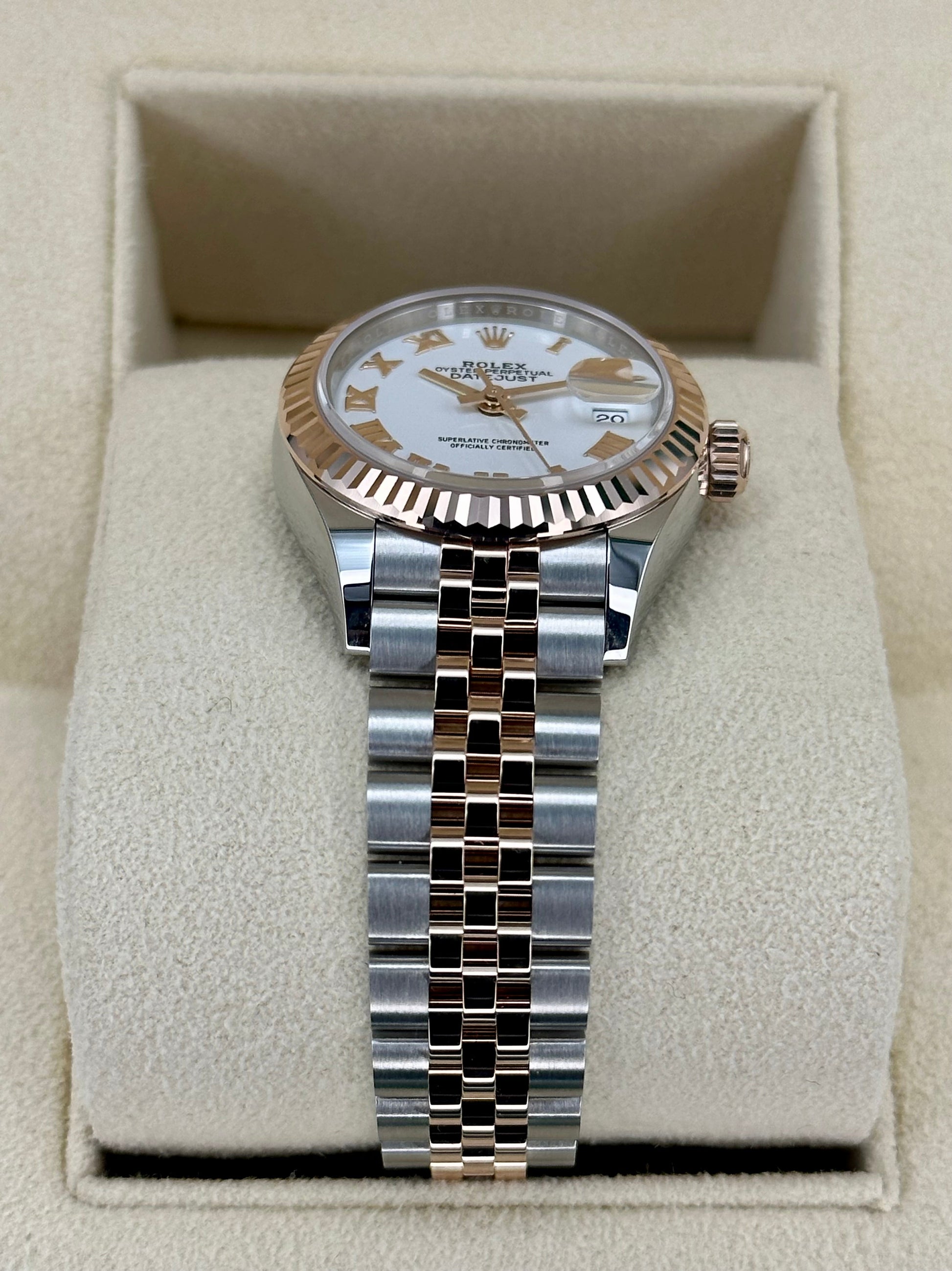 NEW 2023 Rolex Datejust 28mm 279171 TwoTone Jubilee Roman Numeral Dial - MyWatchLLC