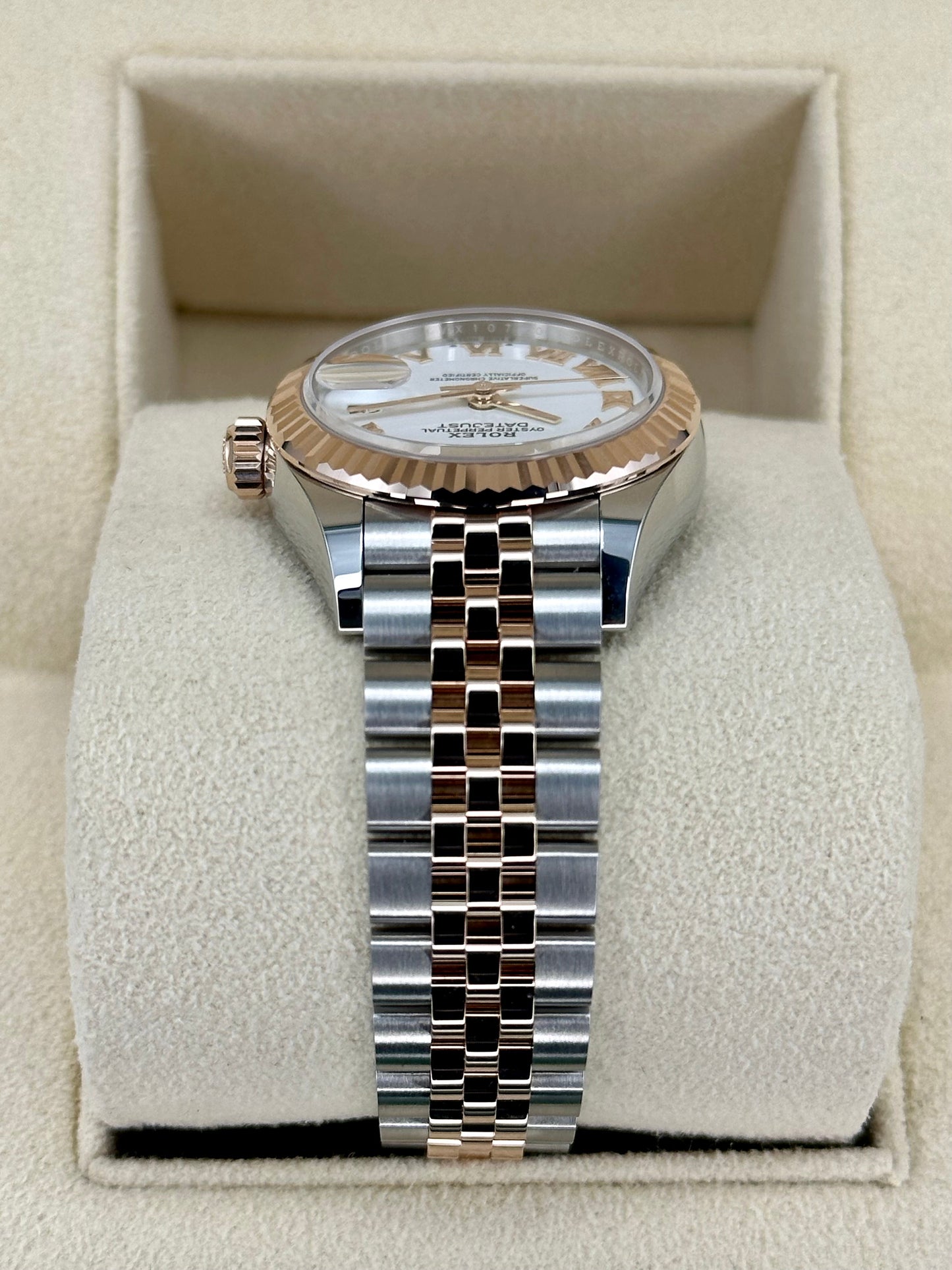 NEW 2023 Rolex Datejust 28mm 279171 TwoTone Jubilee Roman Numeral Dial - MyWatchLLC
