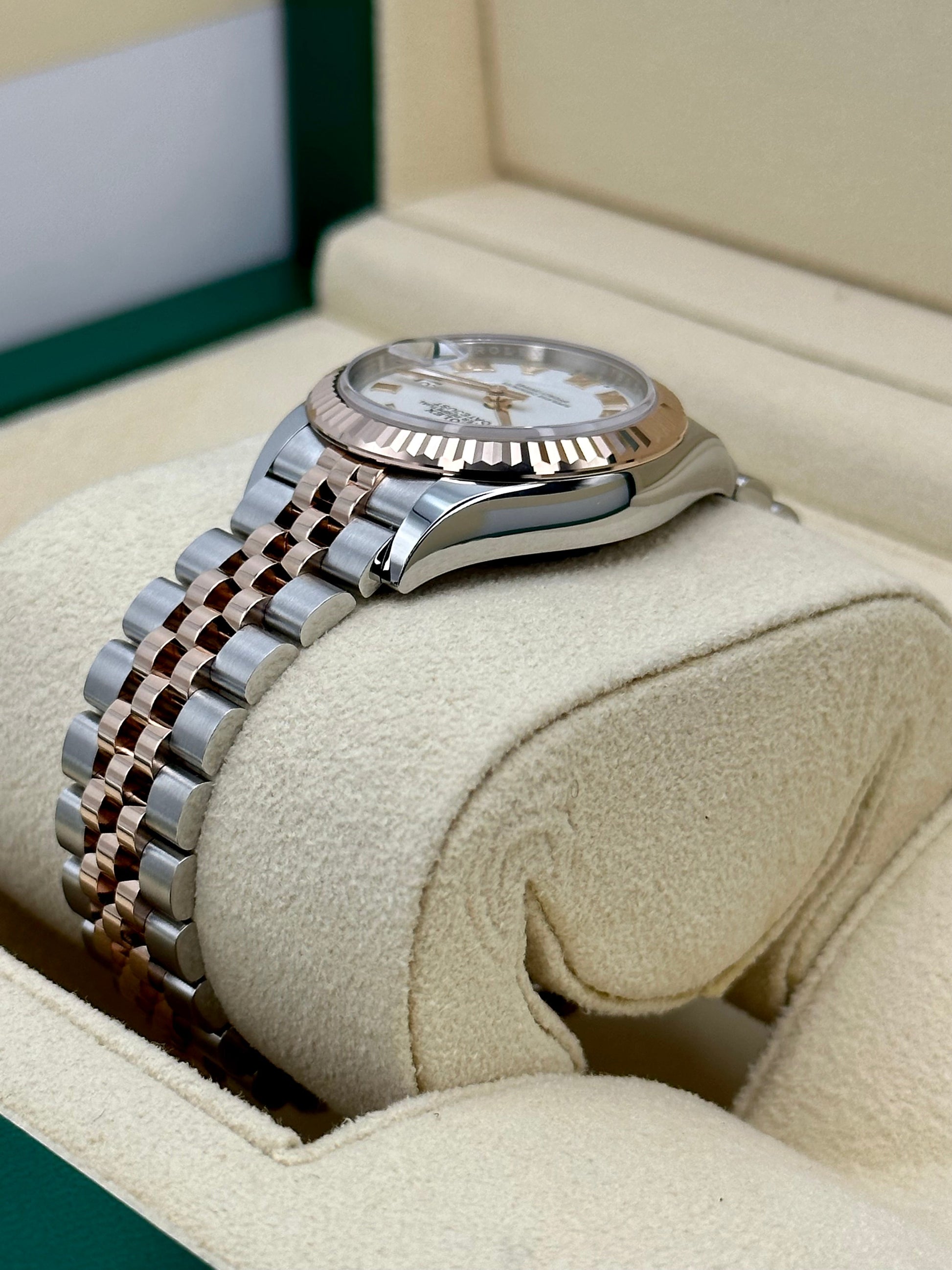 NEW 2023 Rolex Datejust 28mm 279171 TwoTone Jubilee Roman Numeral Dial - MyWatchLLC