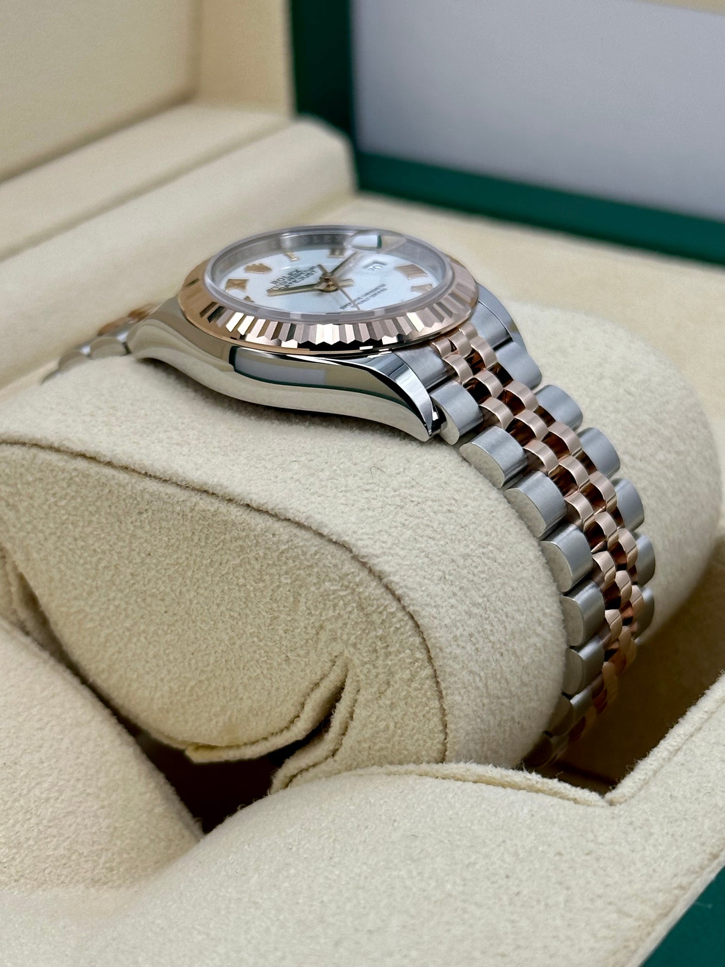 NEW 2023 Rolex Datejust 28mm 279171 TwoTone Jubilee Roman Numeral Dial - MyWatchLLC