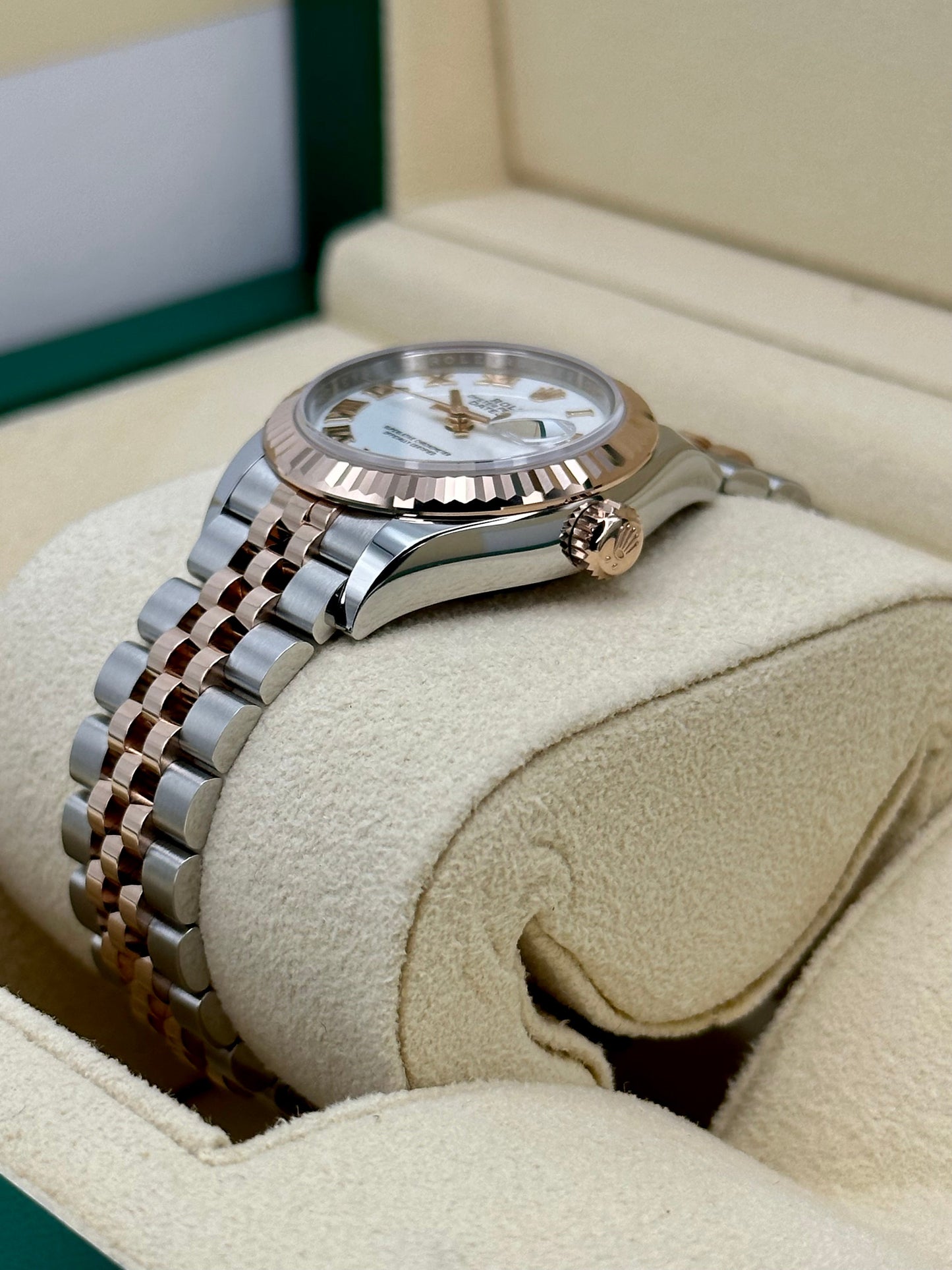 NEW 2023 Rolex Datejust 28mm 279171 TwoTone Jubilee Roman Numeral Dial - MyWatchLLC