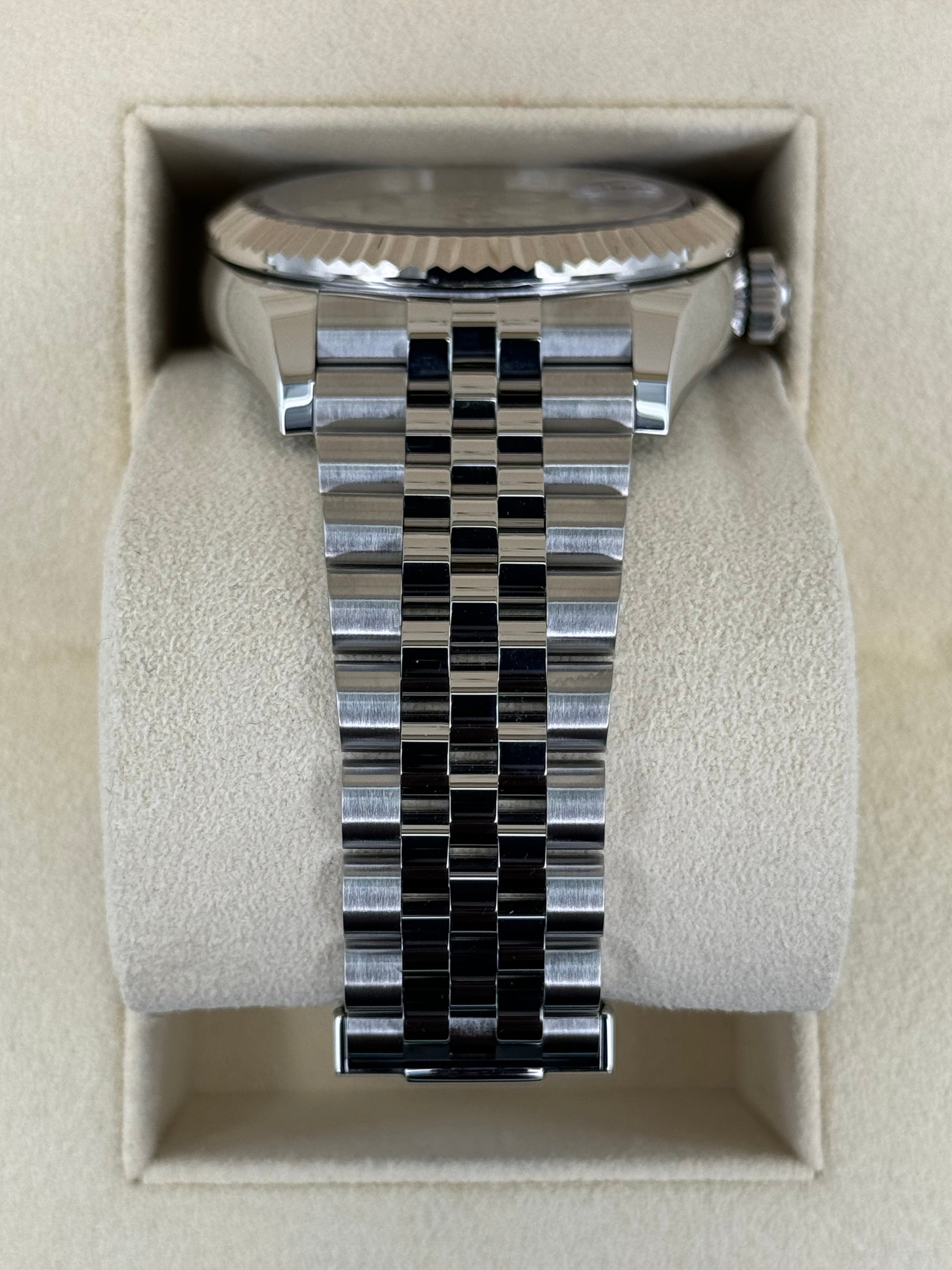 2022 Rolex Sky-Dweller 42mm 326934 Stainless Steel Jubilee White Dial - MyWatchLLC