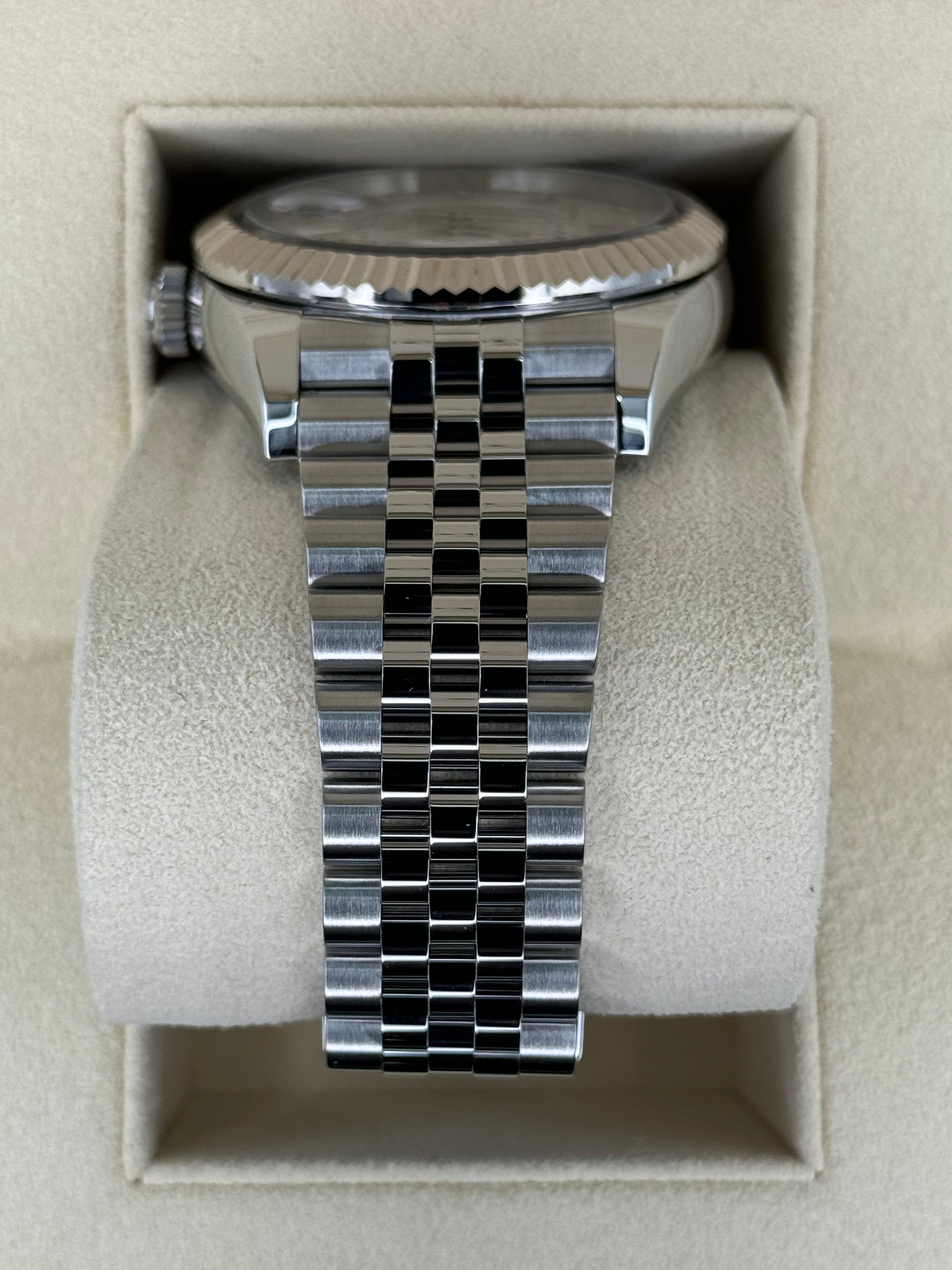 2022 Rolex Sky-Dweller 42mm 326934 Stainless Steel Jubilee White Dial - MyWatchLLC