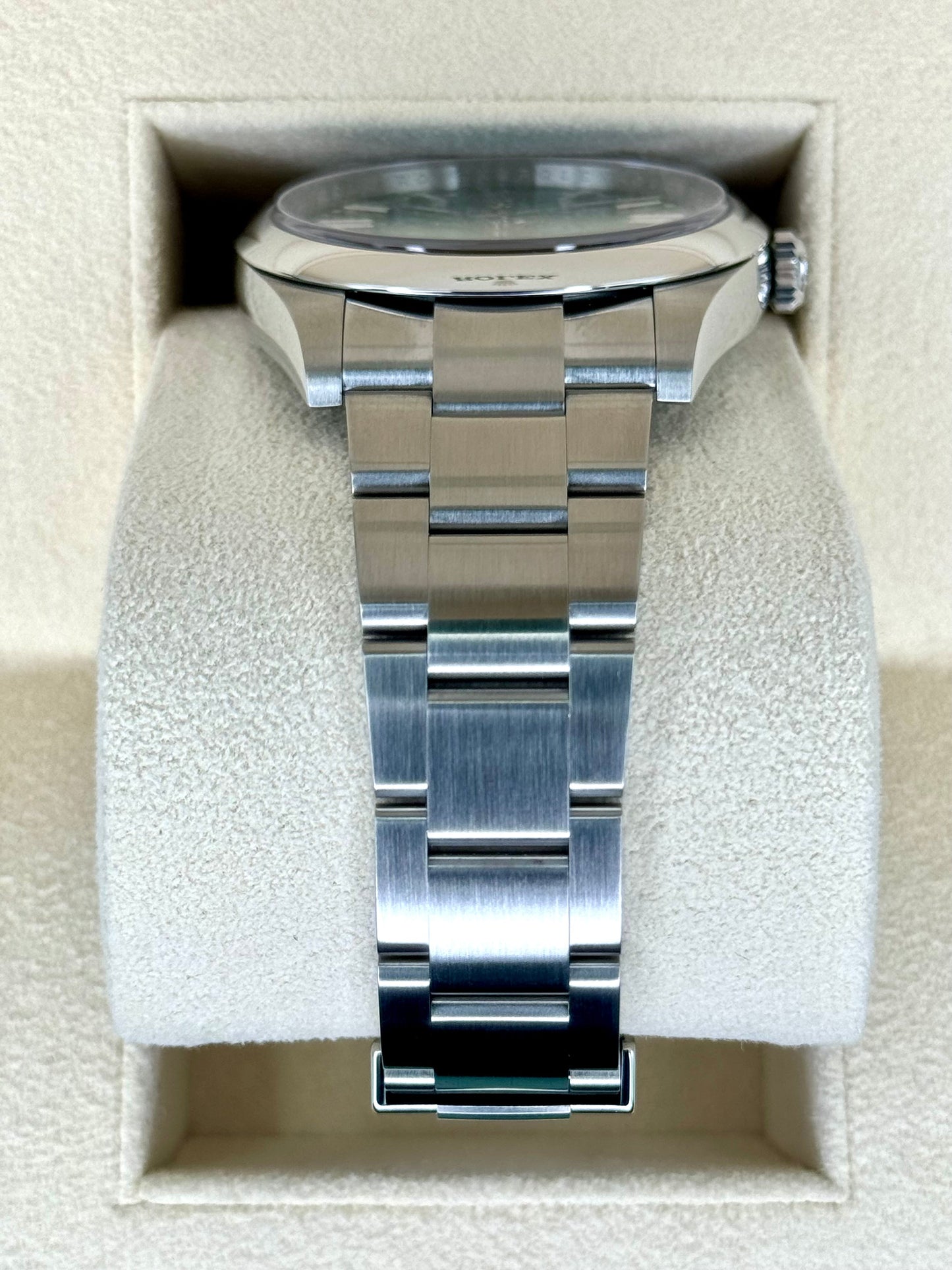 NEW 2024 Rolex Oyster Perpetual 41mm 124300 Green Dial - MyWatchLLC