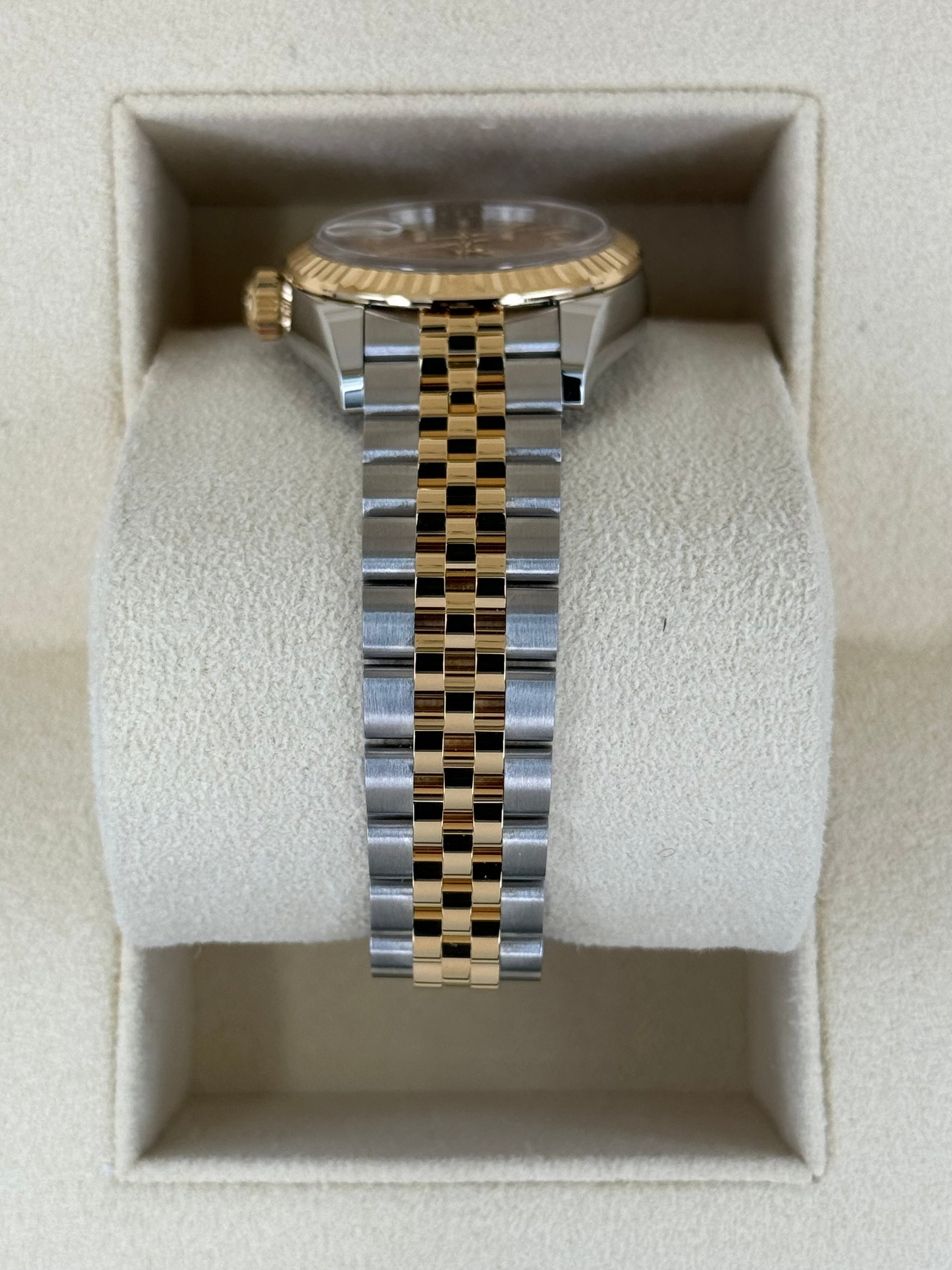 NEW 2024 Rolex Lady Datejust 28mm 279173 Jubilee Champagne Dial - MyWatchLLC