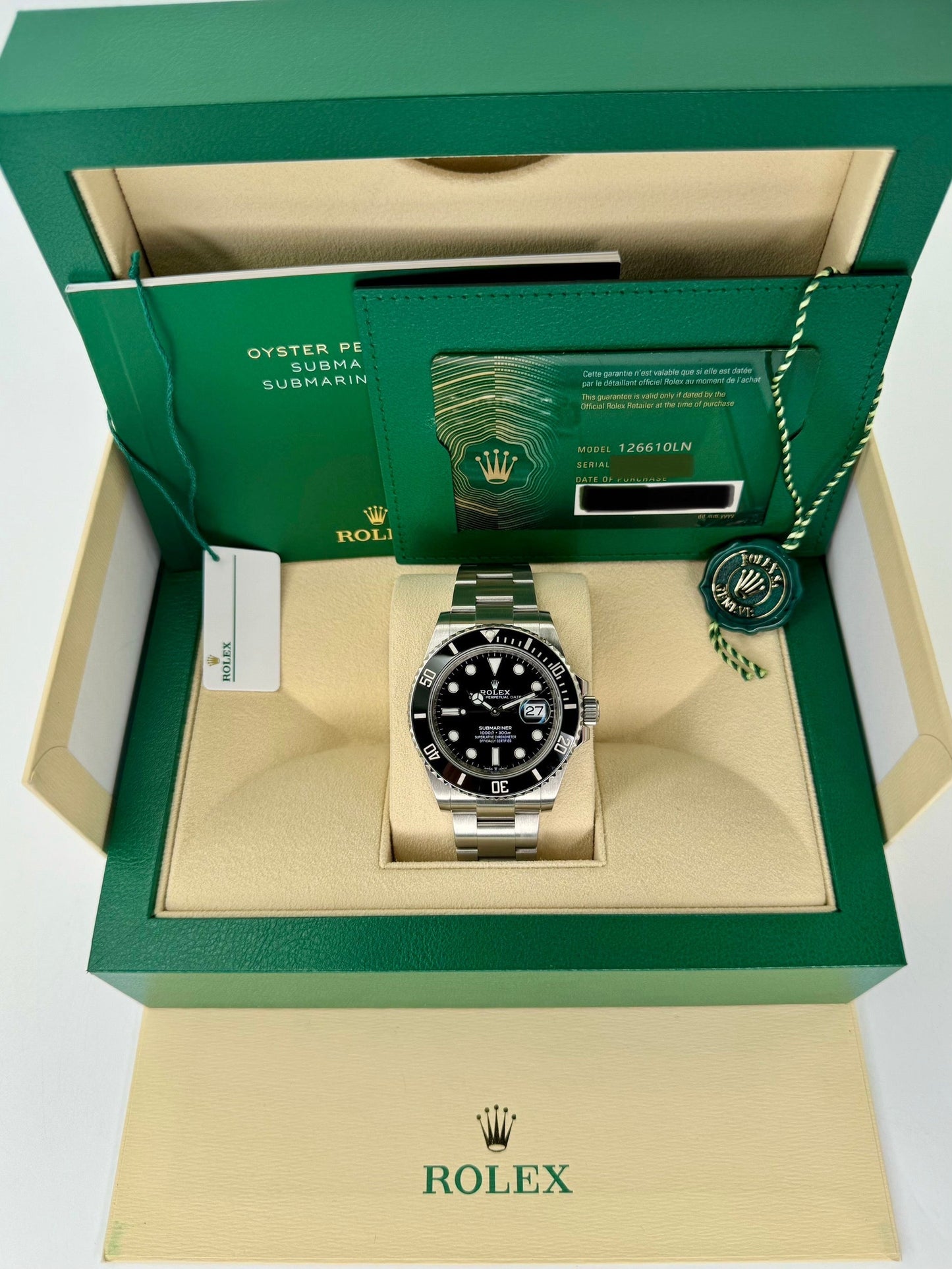 NEW 2023 Rolex Submariner Date 41mm 126610LN Oyster Black Dial - MyWatchLLC