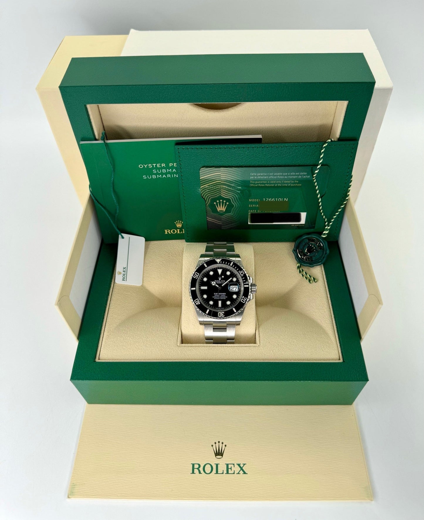 NEW 2023 Rolex Submariner Date 41mm 126610LN Oyster Black Dial - MyWatchLLC