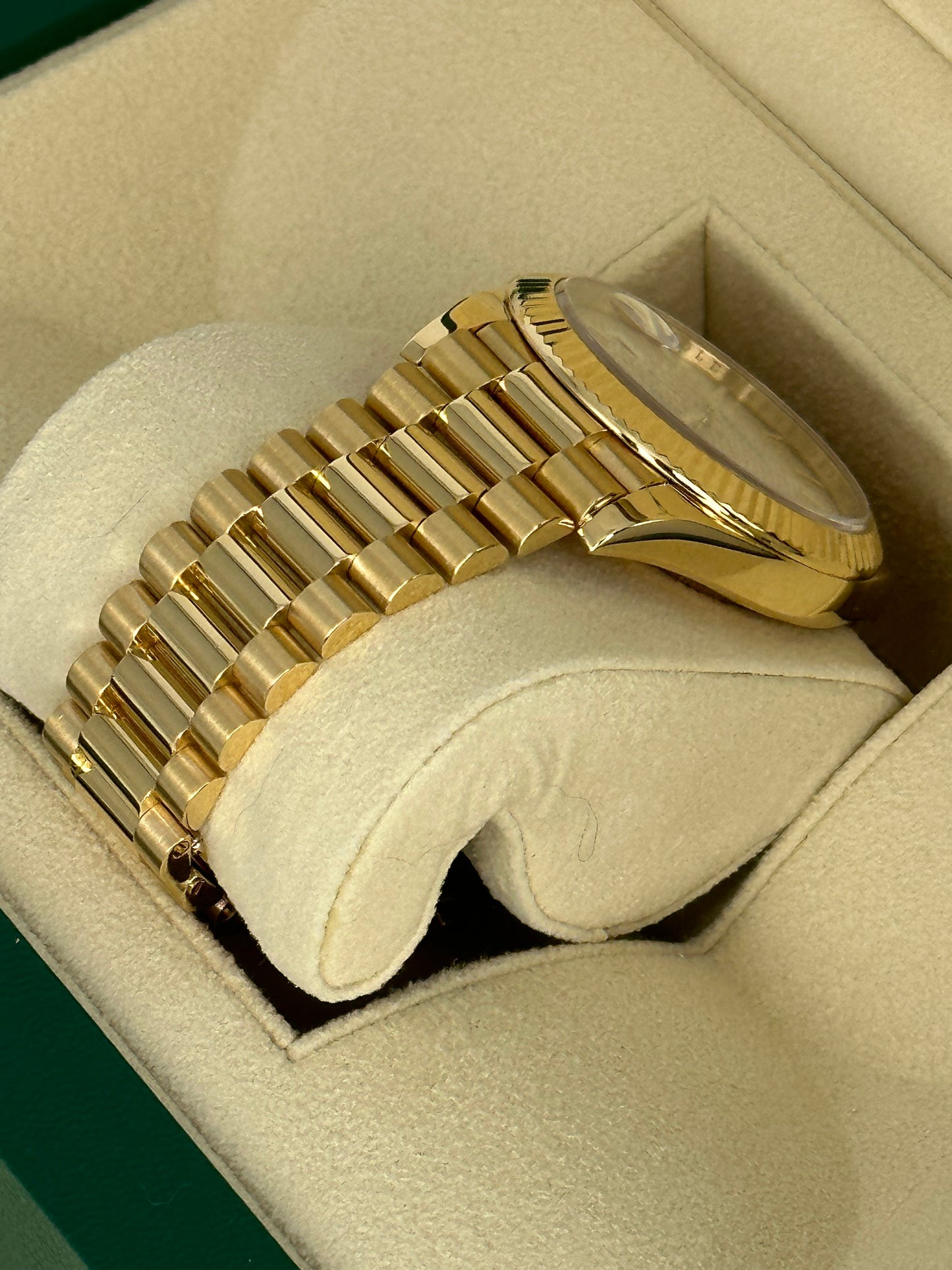 Rolex Day-Date 40mm 228238 Presidential Silver Motif Dial - MyWatchLLC