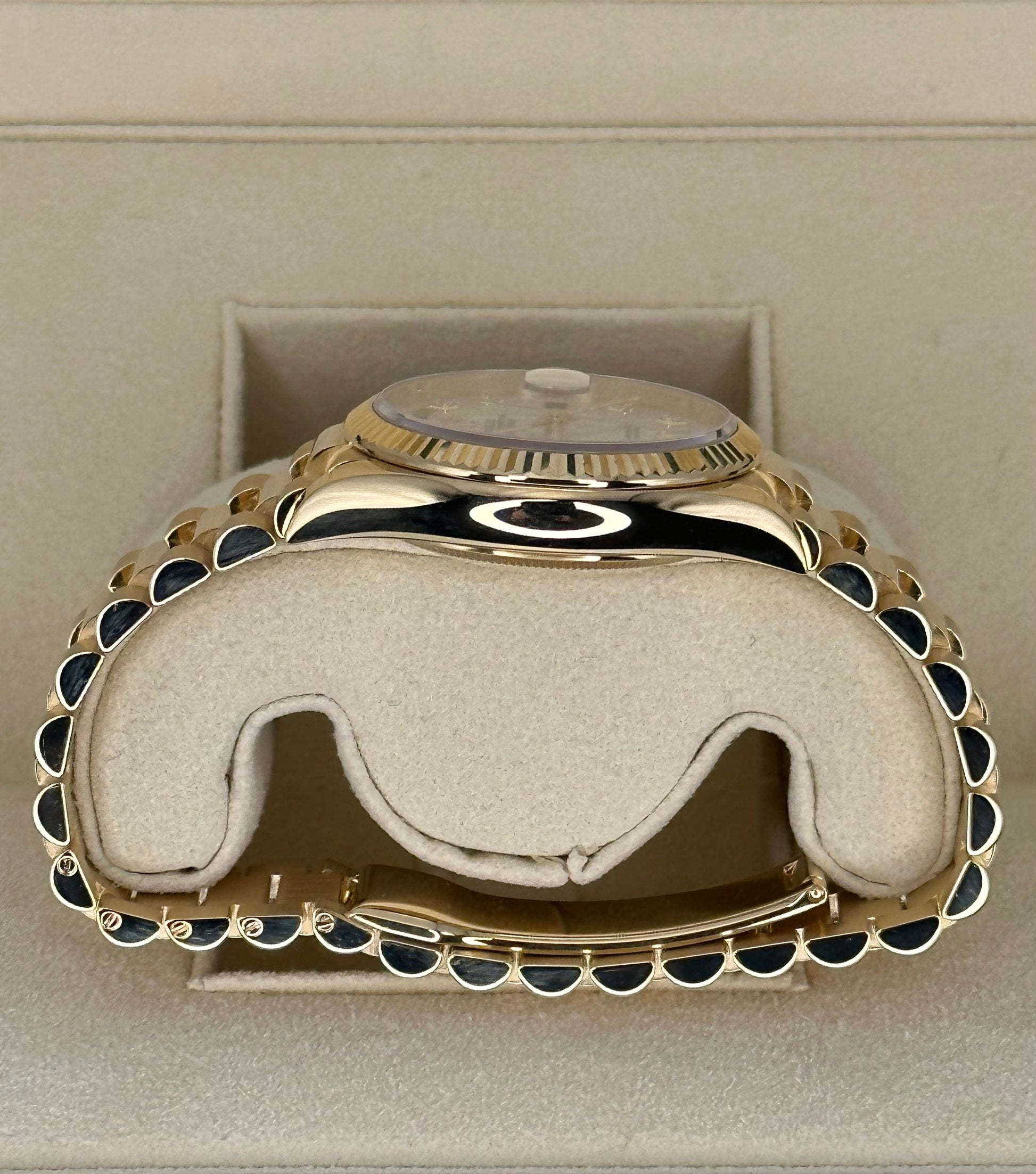 2021 Rolex Day-Date 36mm 128238 Mother of Pearl Diamond Dial - MyWatchLLC