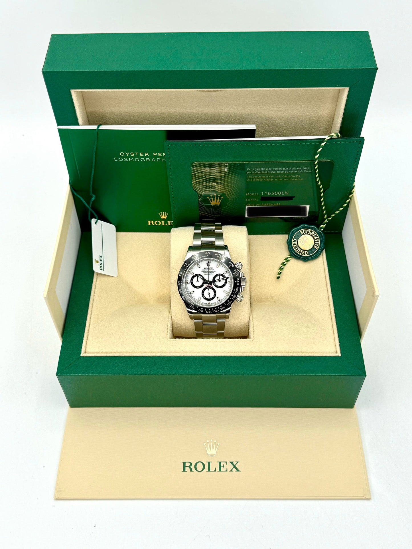 2023 Rolex Daytona 40mm 116500LN Stainless Steel Panda Dial - MyWatchLLC