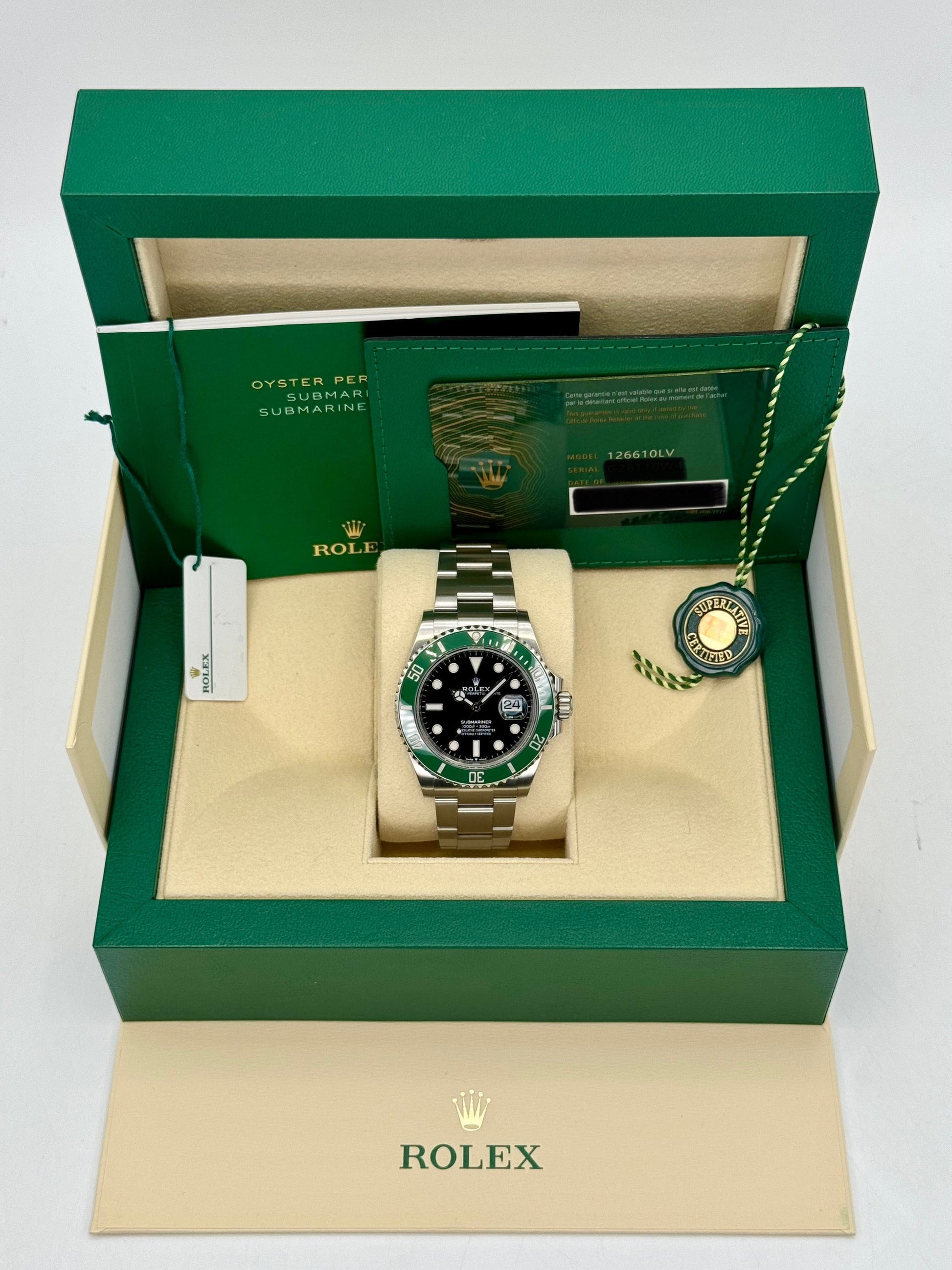 2022 Rolex Submariner “Starbucksâ€?41mm Black Dial 126610LV - MyWatchLLC