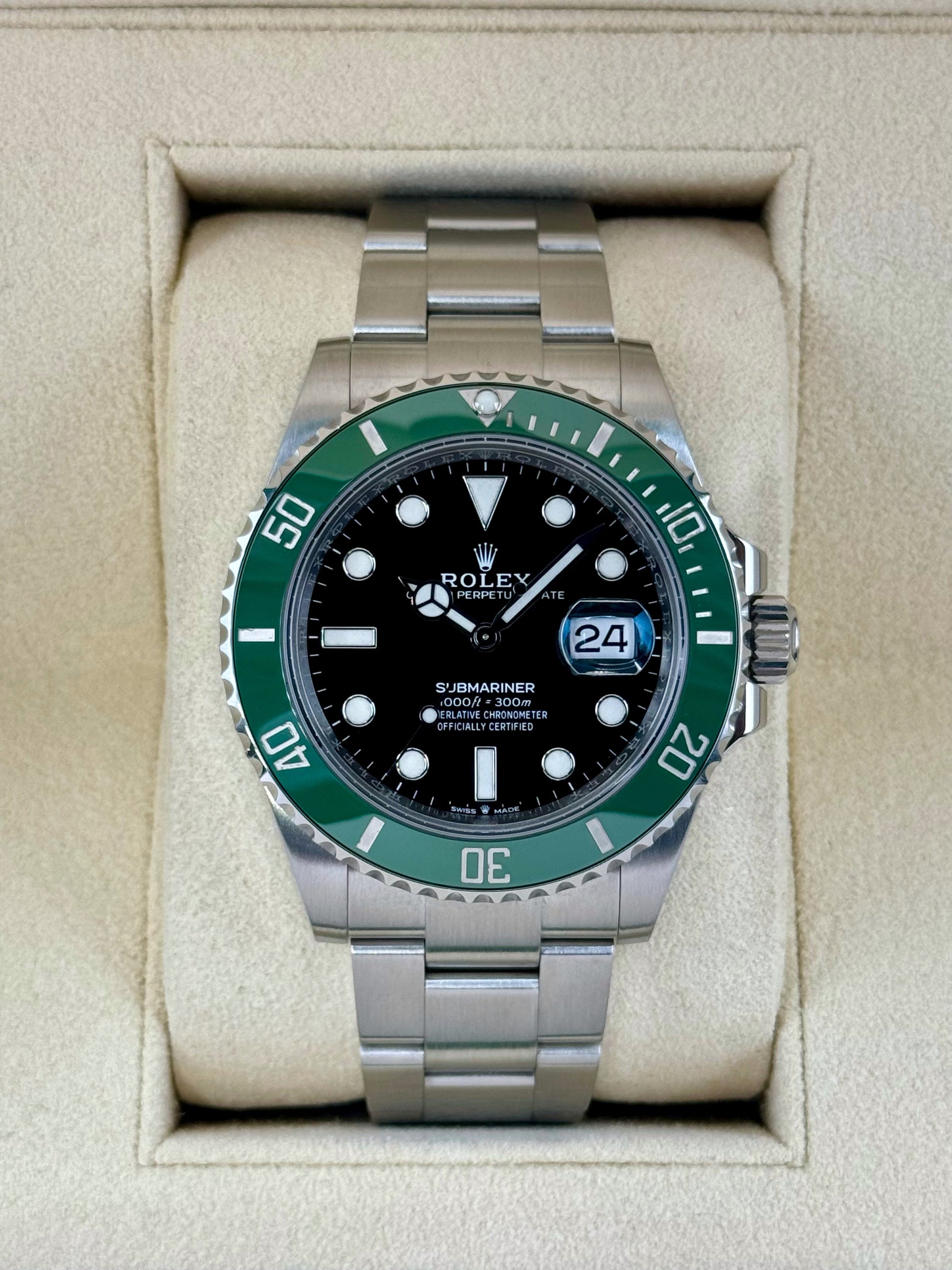 2022 Rolex Submariner “Starbucksâ€?41mm Black Dial 126610LV - MyWatchLLC