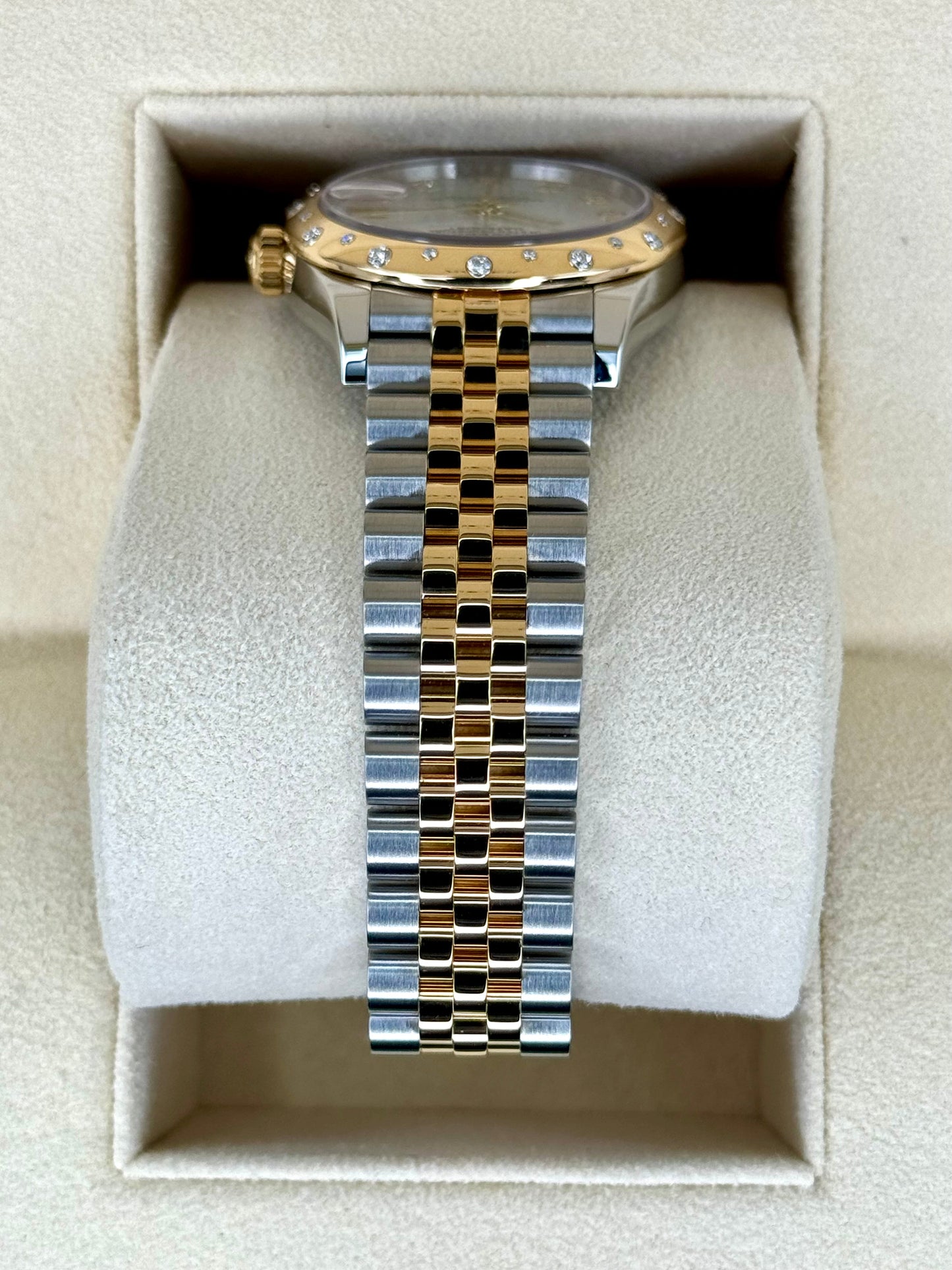 2021 Rolex Datejust 31mm 278343RBR Two-Tone Jubilee MOP Diamond Dial - MyWatchLLC