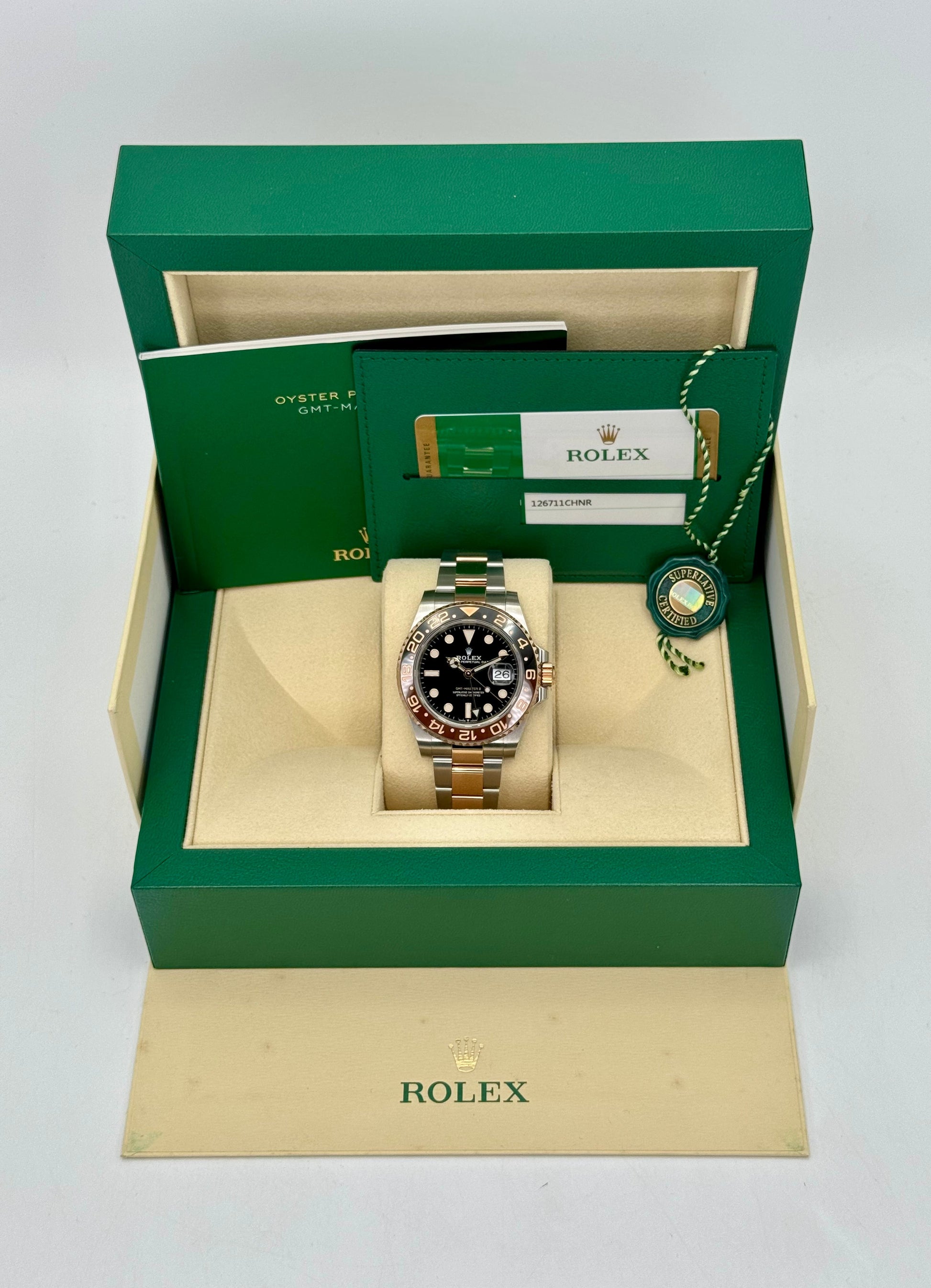 2020 Rolex GMT-Master II "Rootbeer" 40mm 126711CHNR Two-Tone - MyWatchLLC