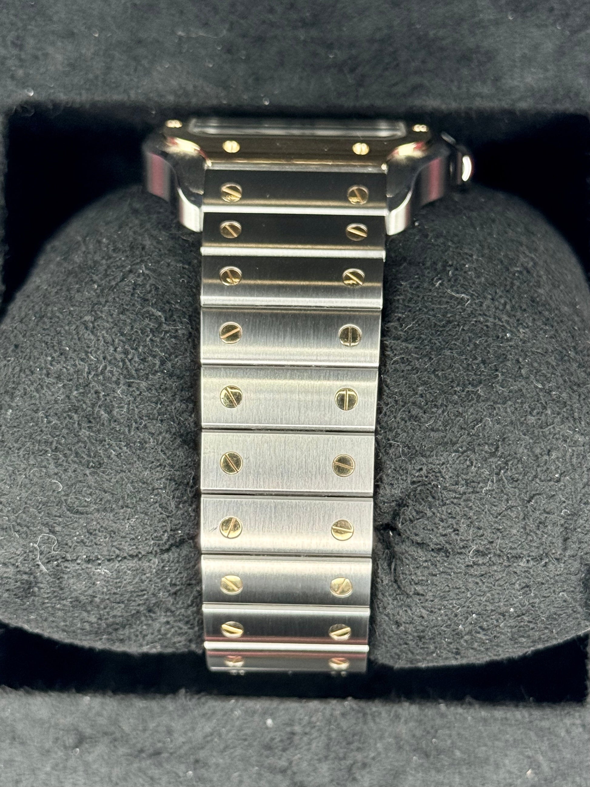 2023 Cartier Santos de Cartier 39.8mm W2SA0009 Two-Tone White Dial - MyWatchLLC