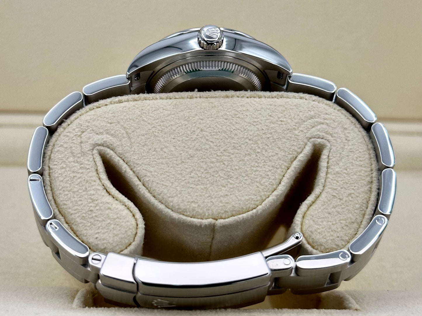 2020 Rolex Ladies Oyster Perpetual 28mm 276200 Oyster Blue Dial - MyWatchLLC