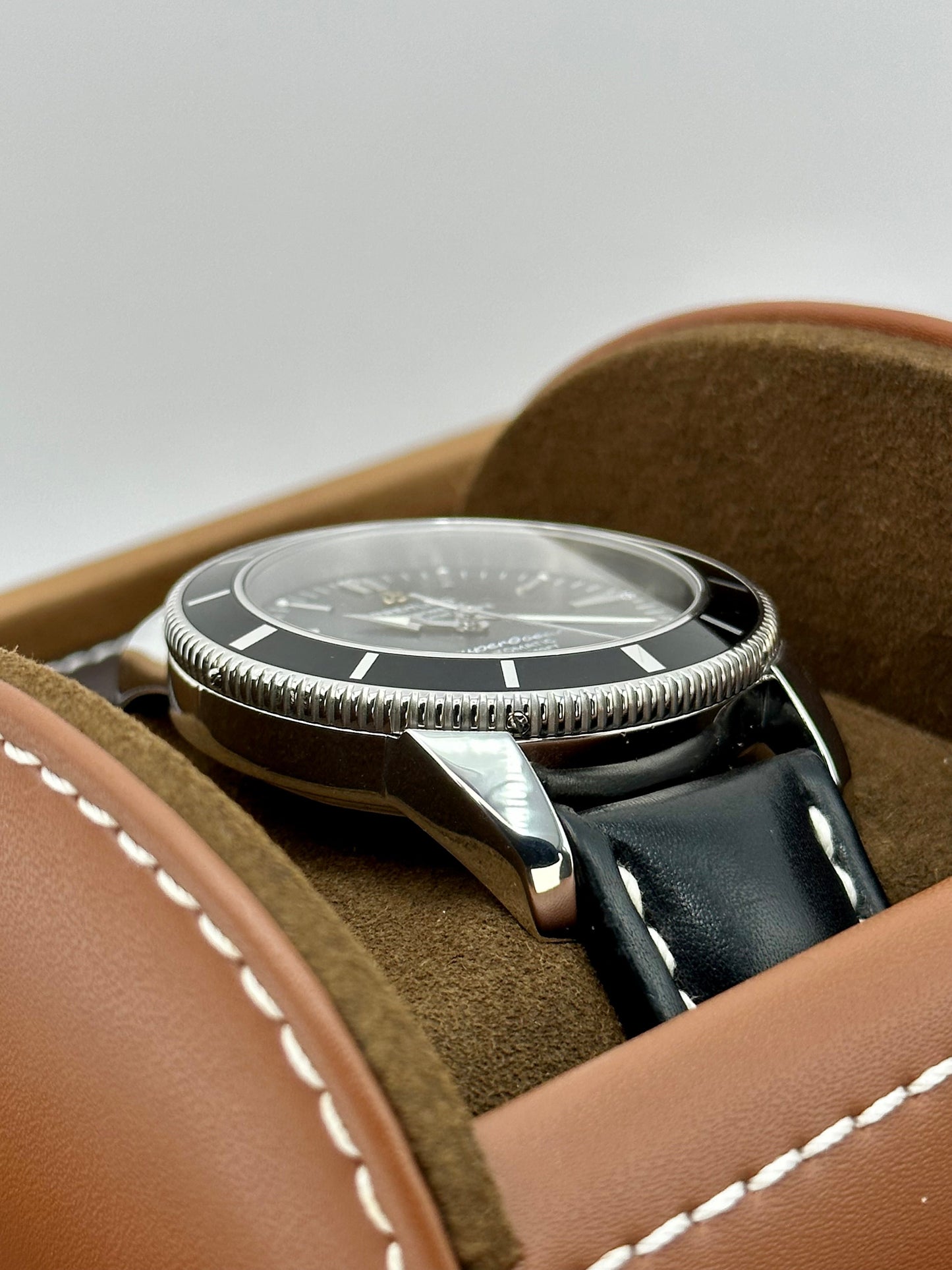 Breitling Superocean Heritage 46mm A17320 Stainless Steel Black Dial - MyWatchLLC