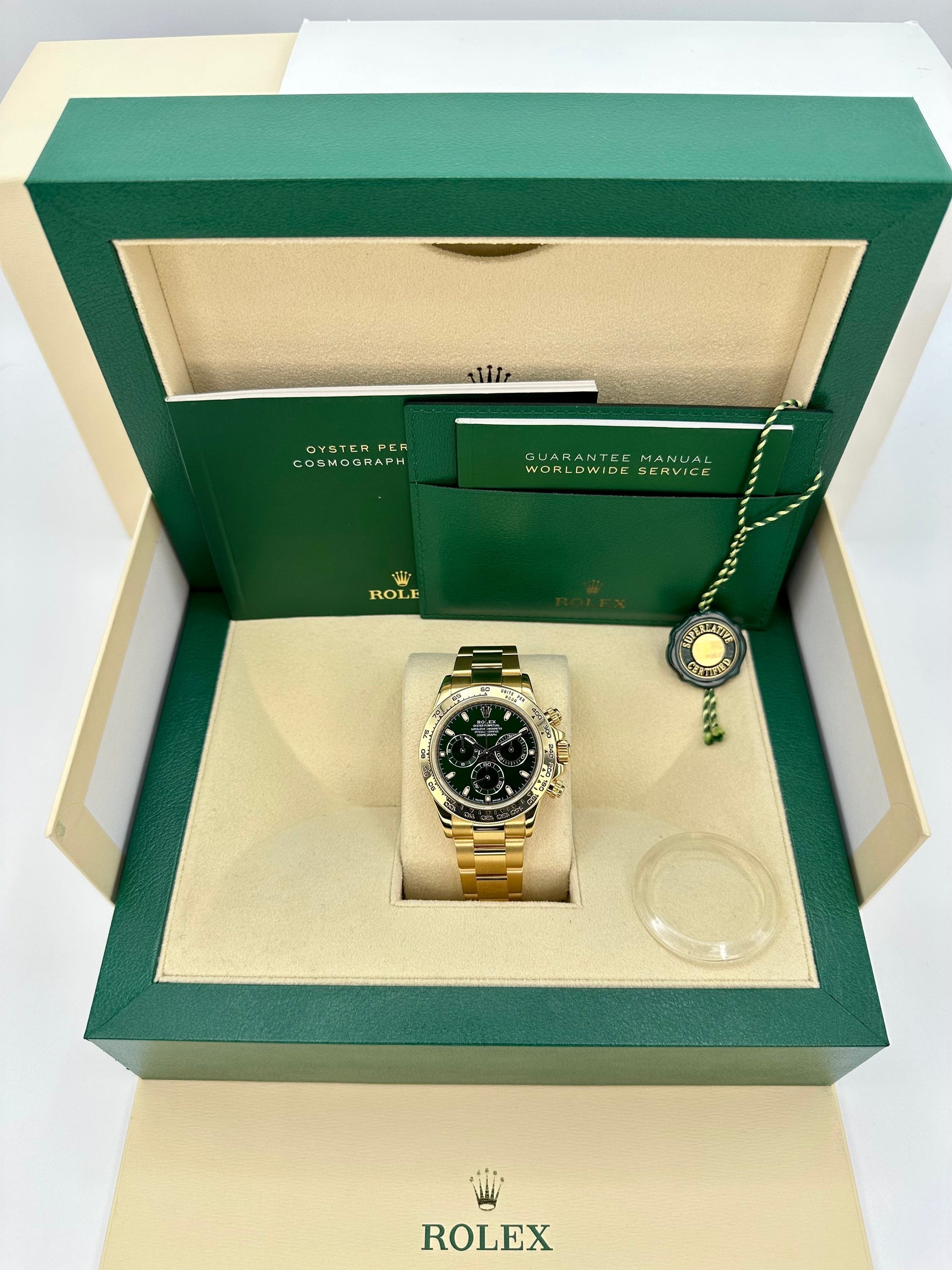 Rolex Daytona "John Mayer" 40mm 116508 Green Dial - MyWatchLLC