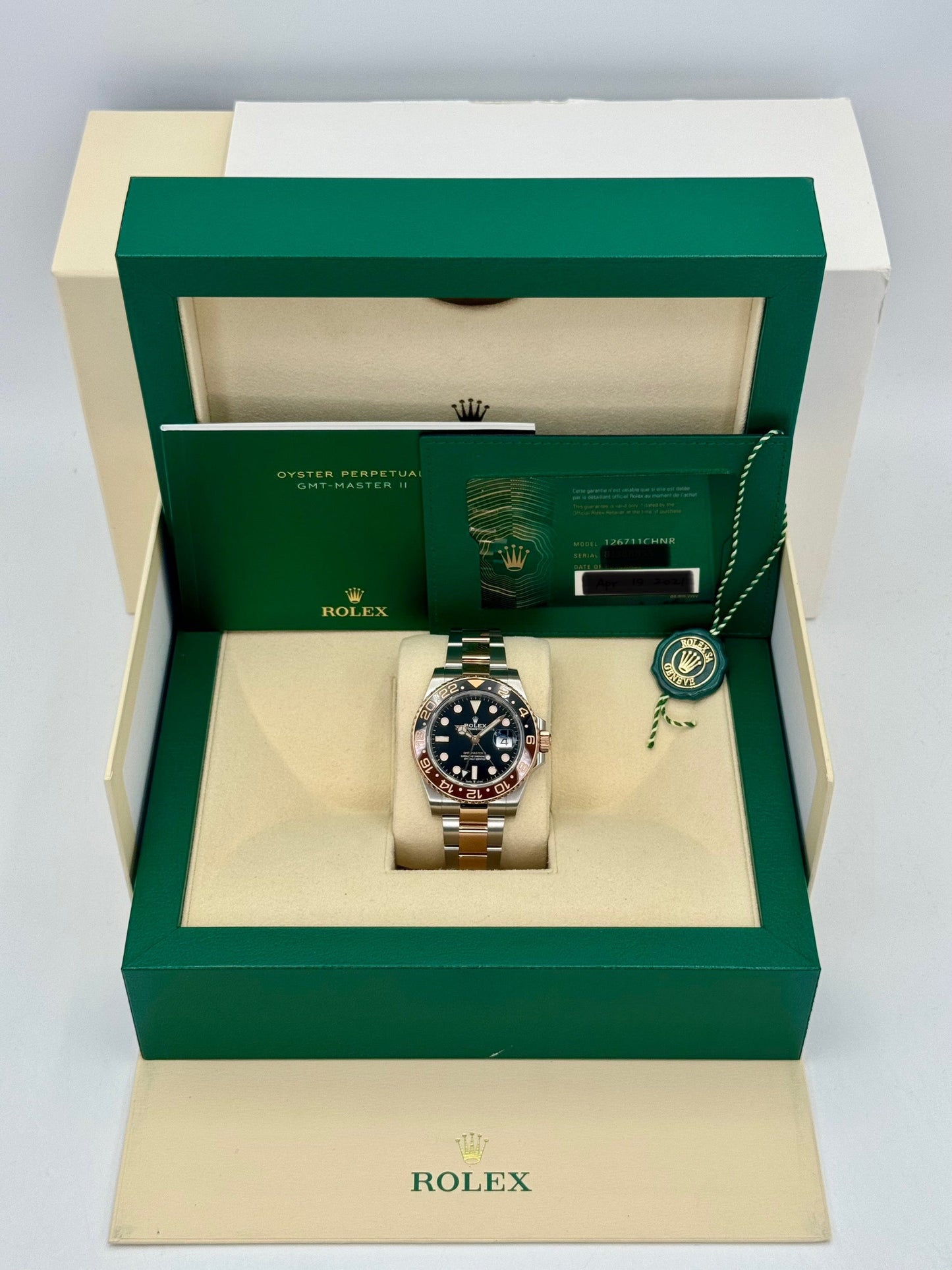 2021 Rolex GMT-Master II  "Rootbeer" 40mm 126711CHNR Two-Tone - MyWatchLLC