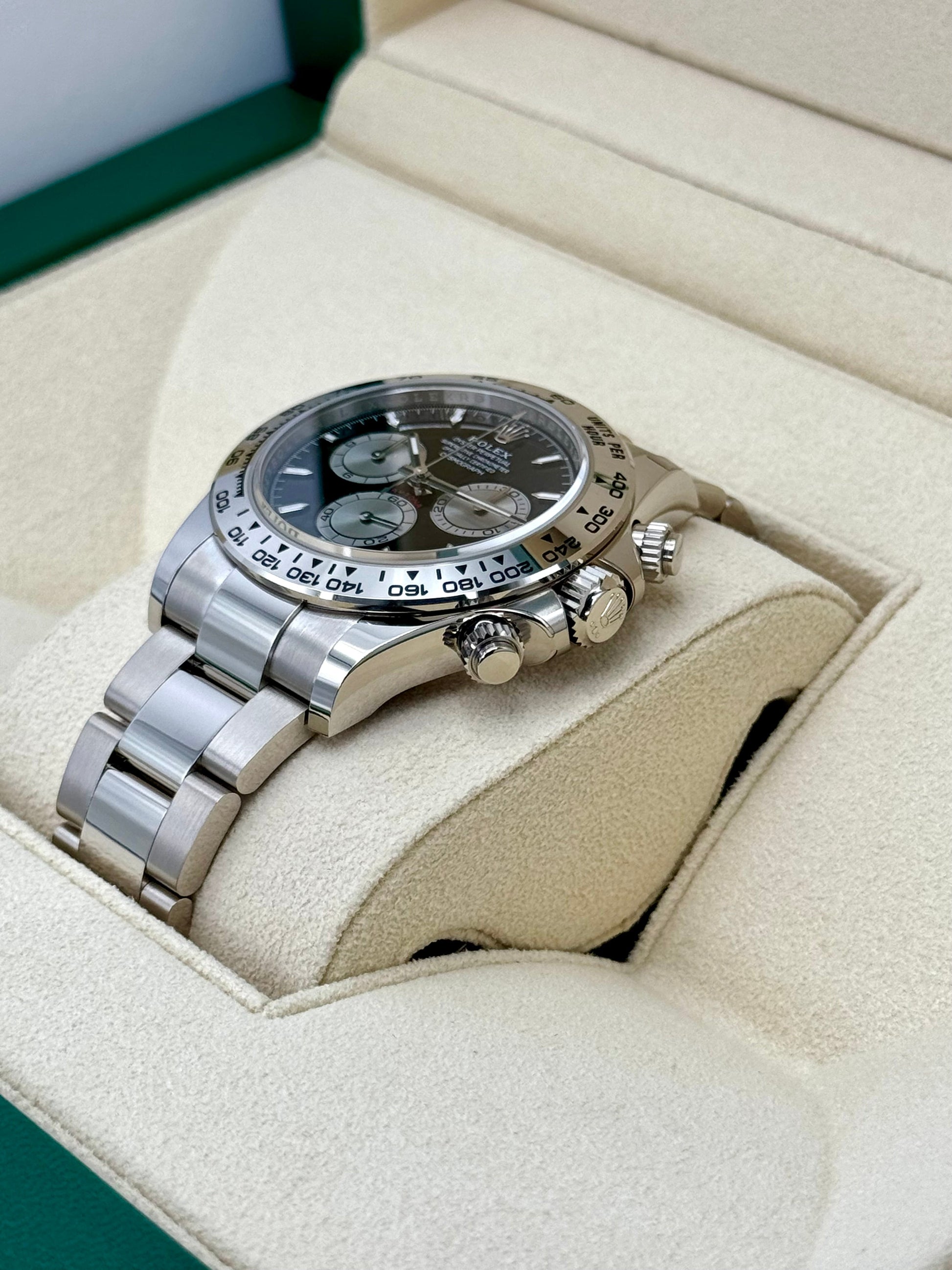 NEW 2024 Rolex Daytona 40mm 126509 White Gold Black Dial - MyWatchLLC