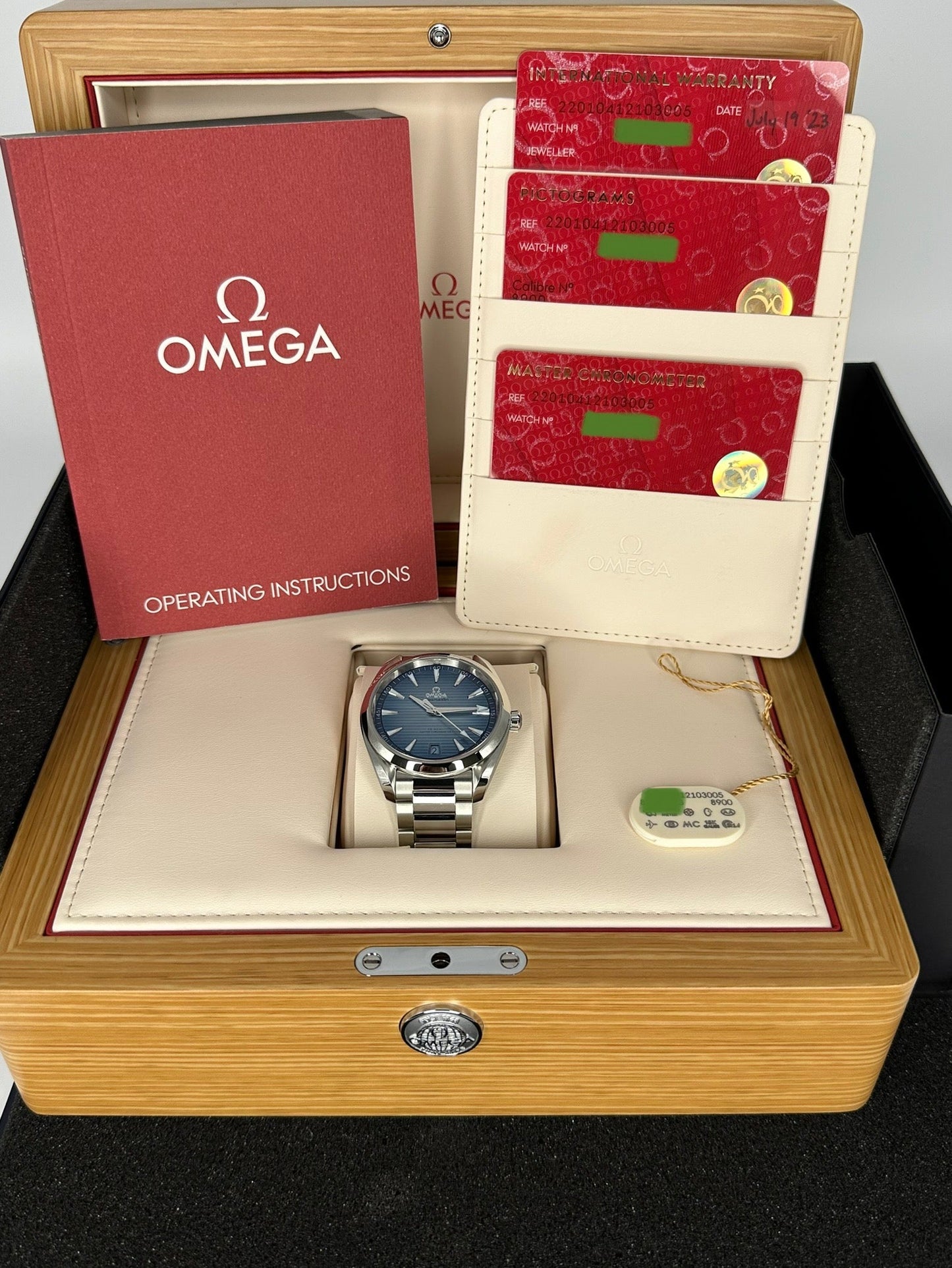 2023 Omega Seamaster Aqua Terra 41mm 220.10.41.21.03.005 Blue Dial - MyWatchLLC