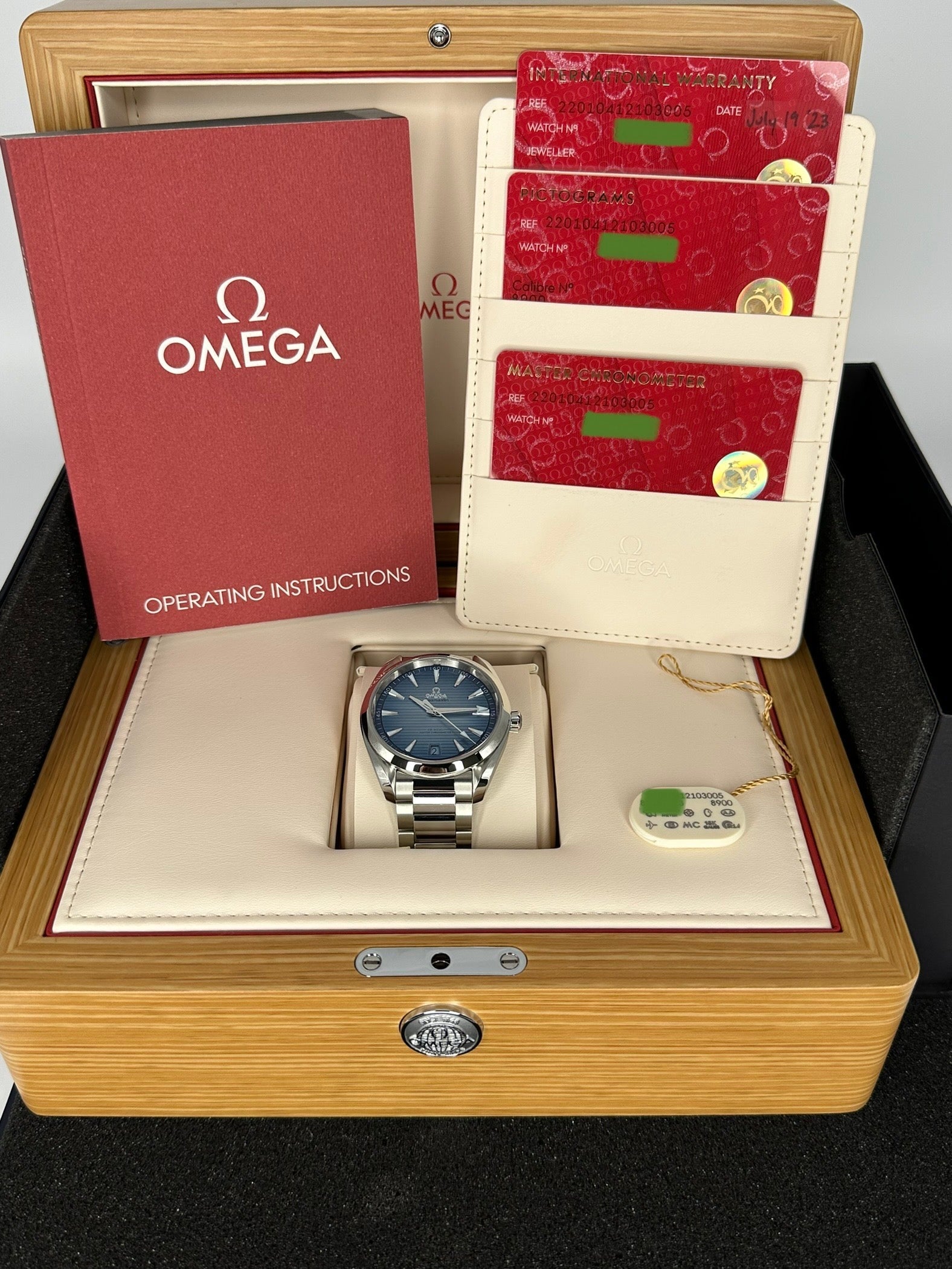 2023 Omega Seamaster Aqua Terra 41mm 220.10.41.21.03.005 Blue Dial - MyWatchLLC