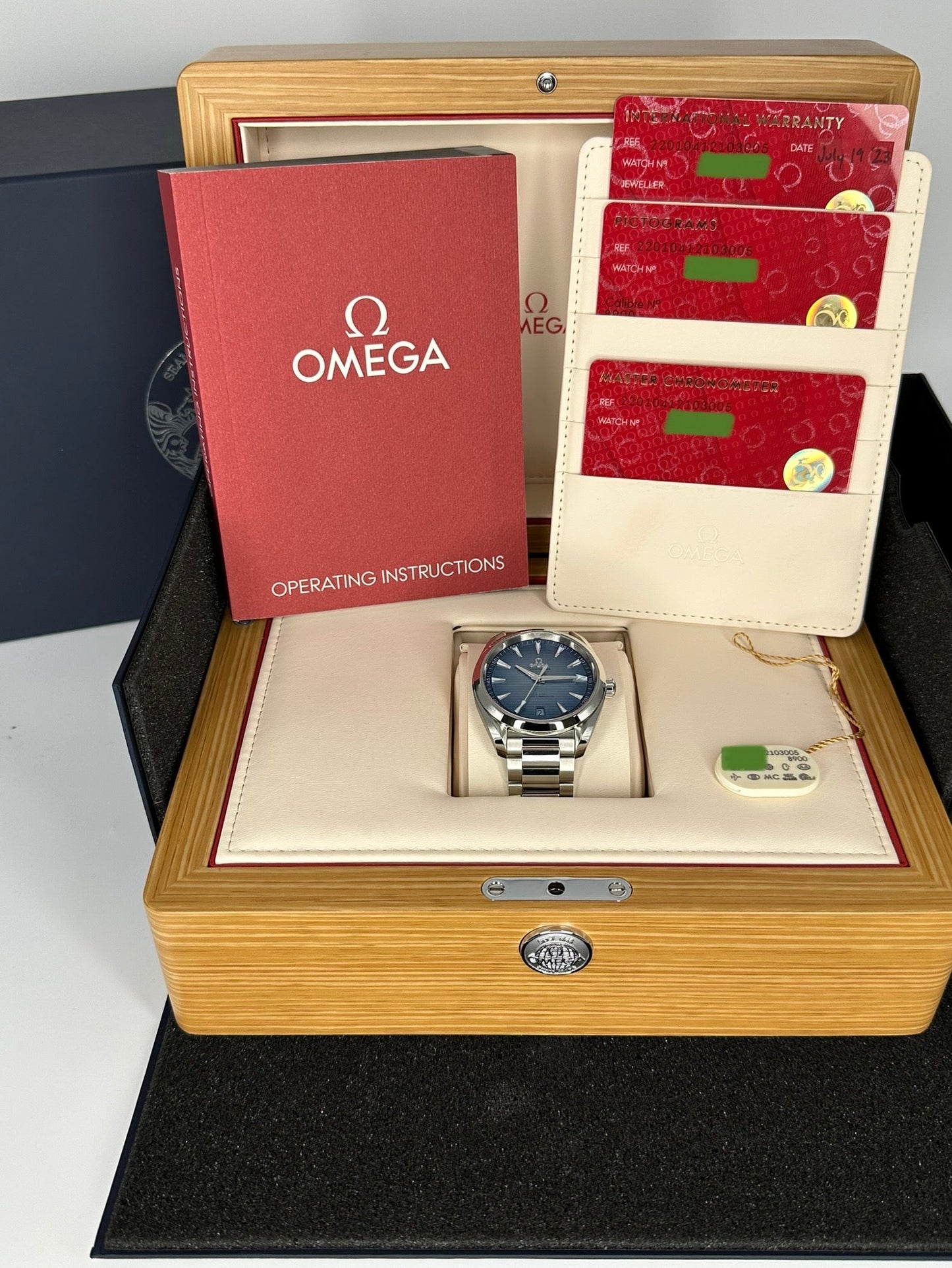 2023 Omega Seamaster Aqua Terra 41mm 220.10.41.21.03.005 Blue Dial - MyWatchLLC
