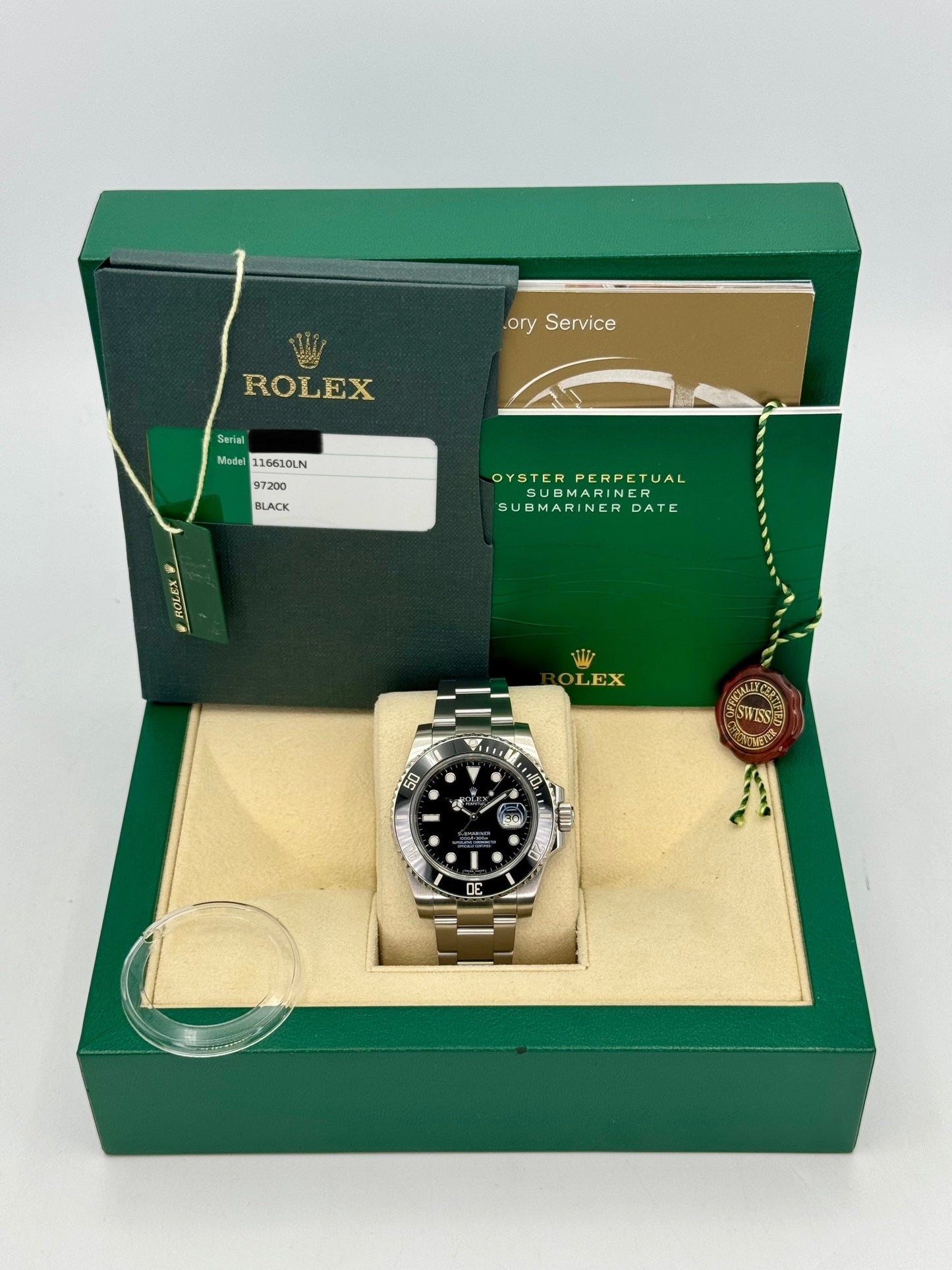 2015 Rolex Submariner 40mm 116610LN Stainless Steel Black Dial - MyWatchLLC