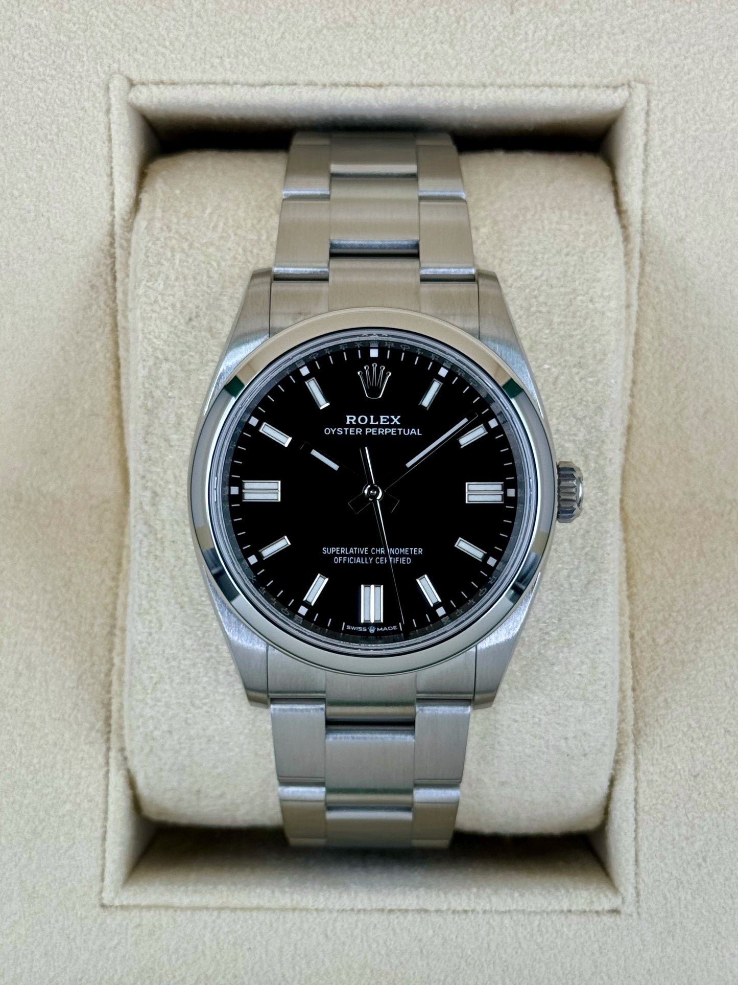 2023 Rolex Oyster Perpetual 36mm 126000 Black Dial - MyWatchLLC