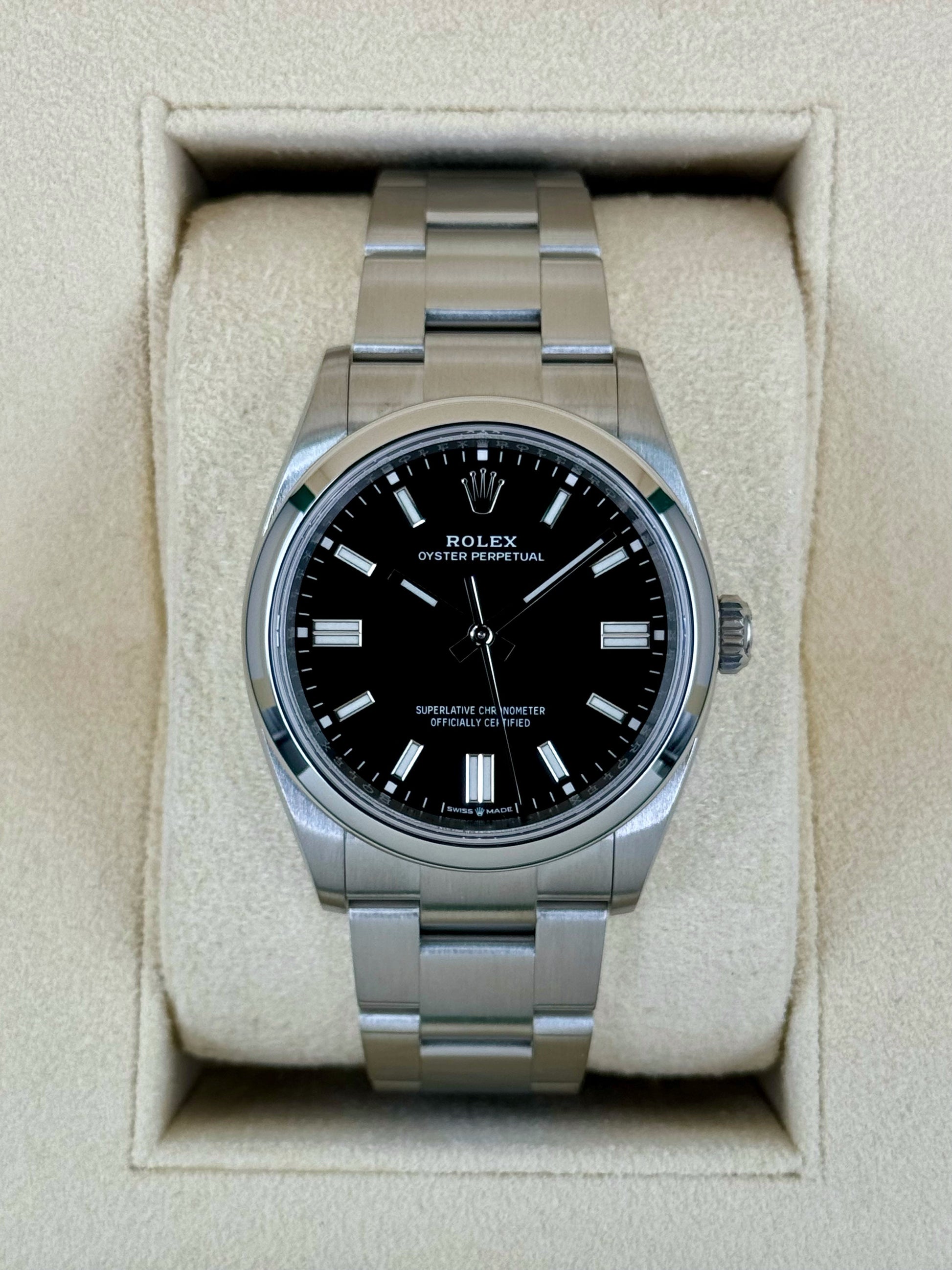 2023 Rolex Oyster Perpetual 36mm 126000 Black Dial - MyWatchLLC