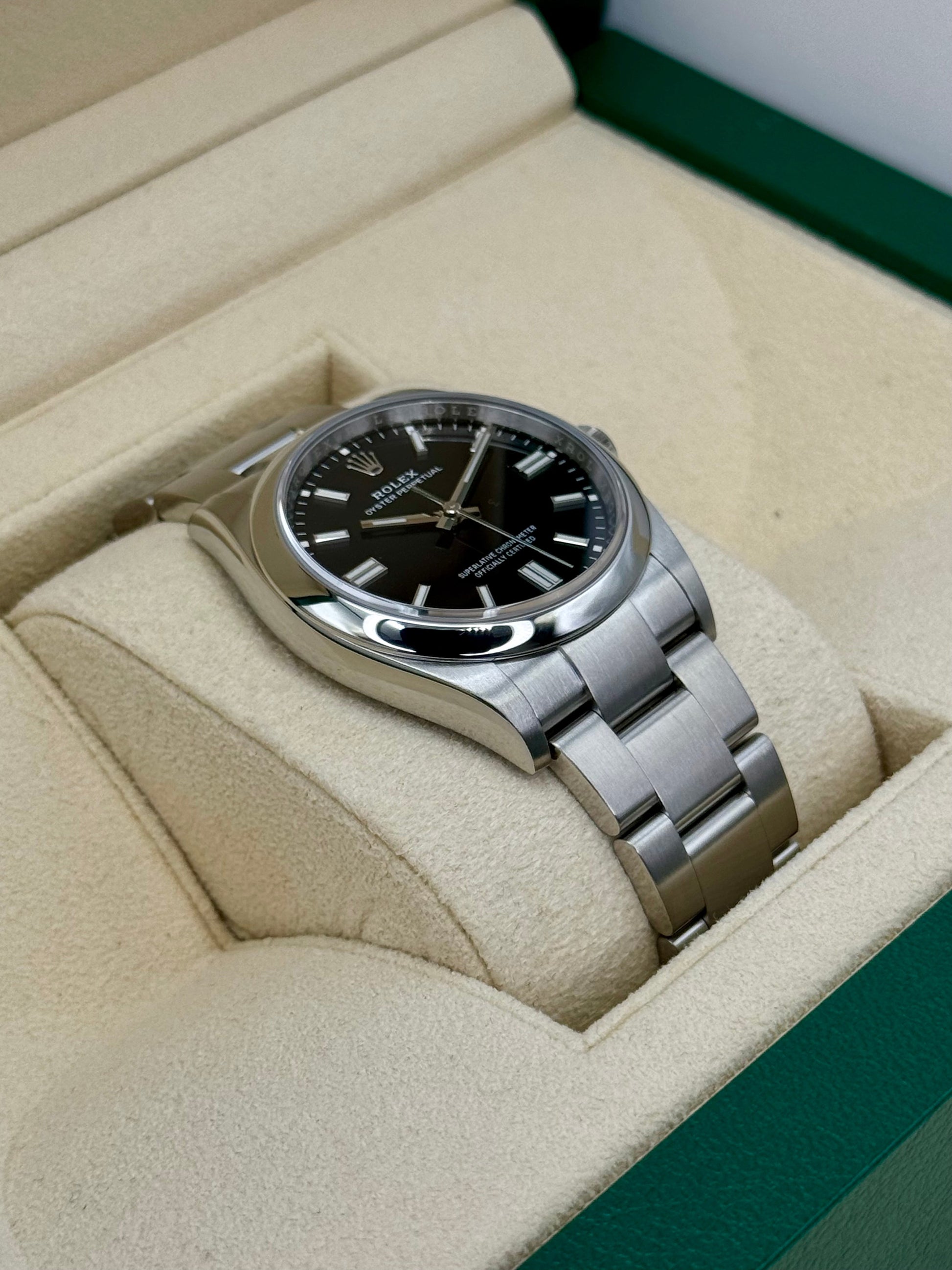 2023 Rolex Oyster Perpetual 36mm 126000 Black Dial - MyWatchLLC
