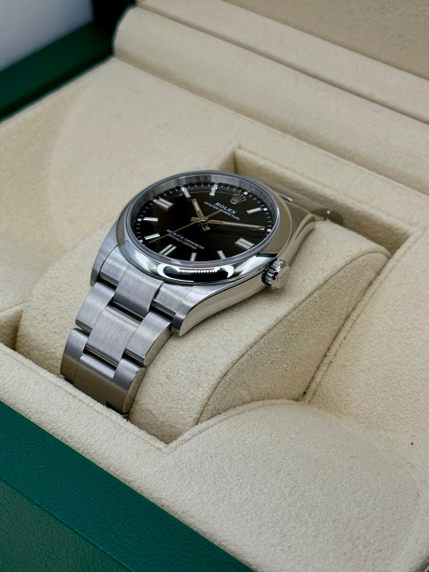 2023 Rolex Oyster Perpetual 36mm 126000 Black Dial - MyWatchLLC