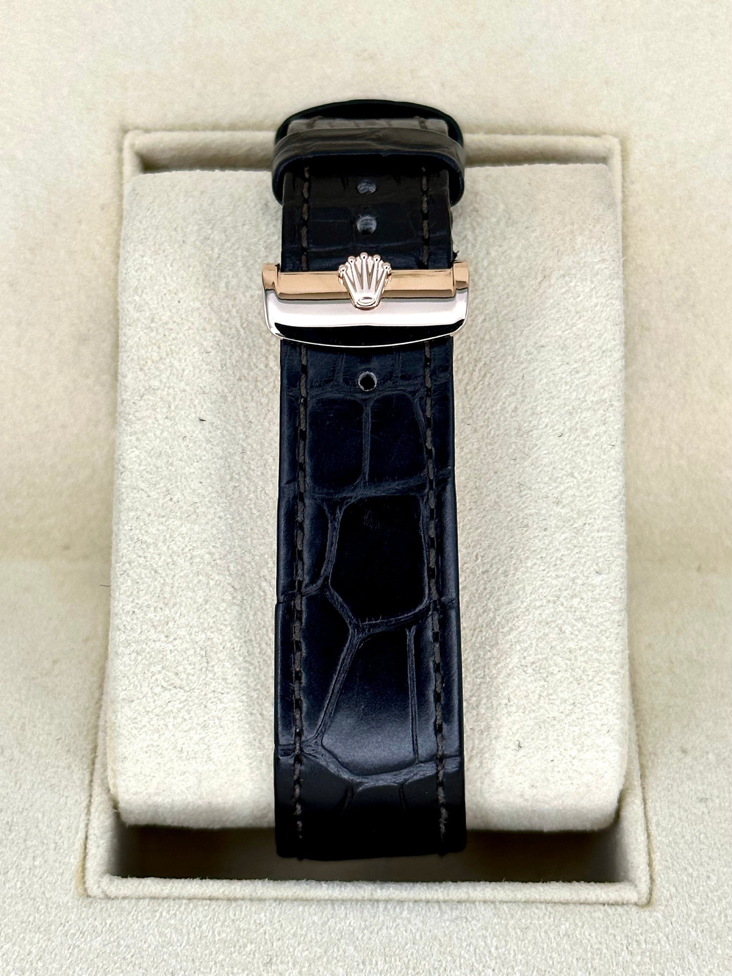 2022 Rolex Cellini Moonphase 39mm 50535 Rose Gold White Dial - MyWatchLLC