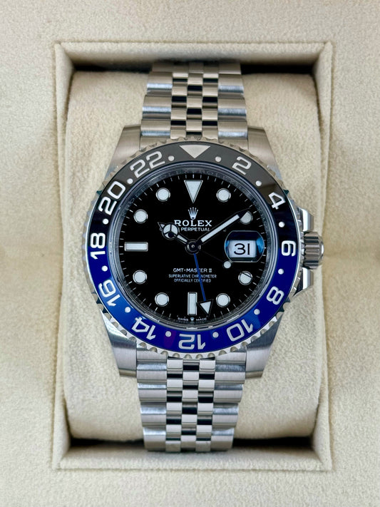 2022 Rolex GMT-Master II "Batgirl" 40mm 126710BLNR Jubilee Black Dial - MyWatchLLC
