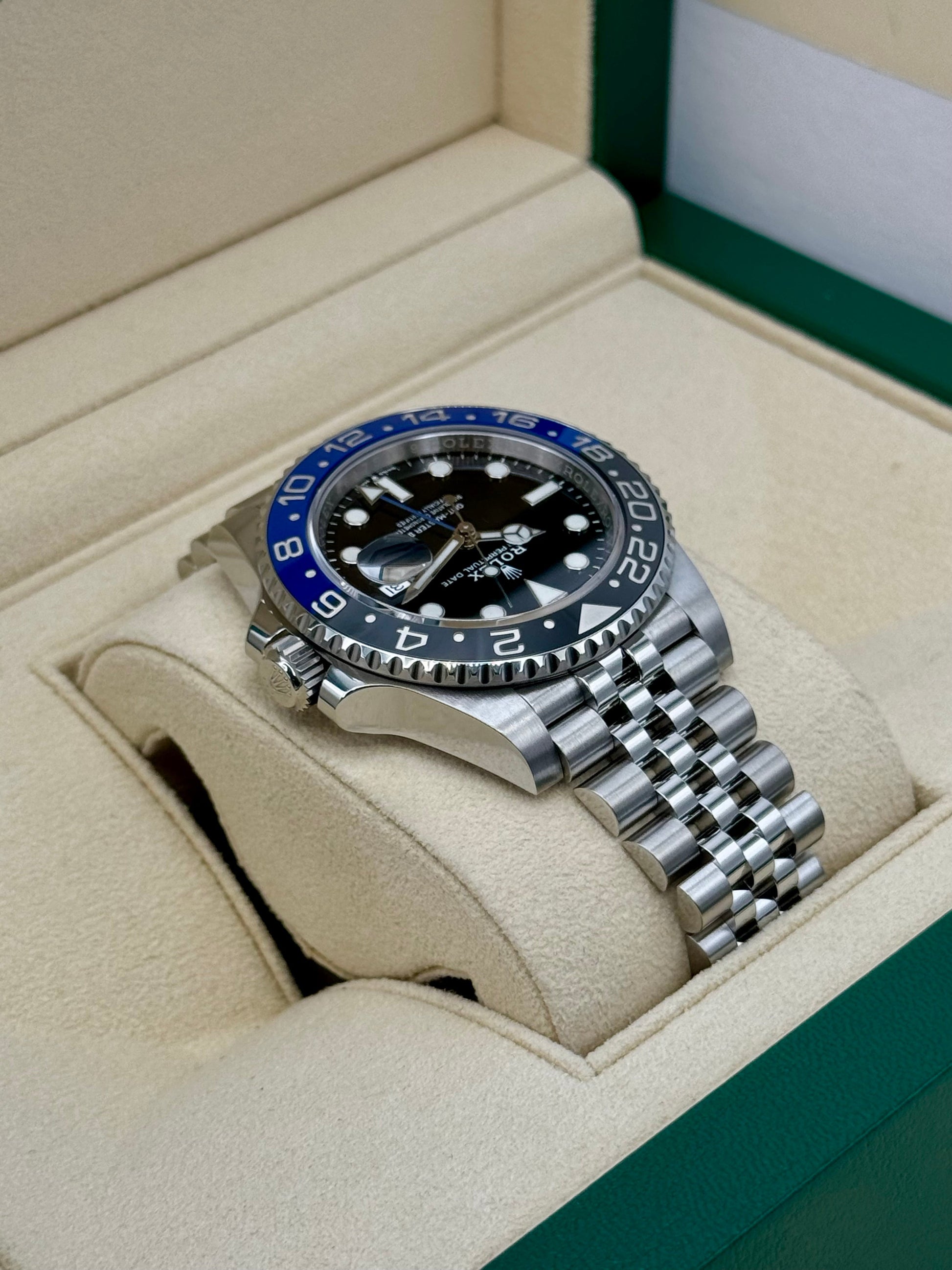 2022 Rolex GMT-Master II "Batgirl" 40mm 126710BLNR Jubilee Black Dial - MyWatchLLC