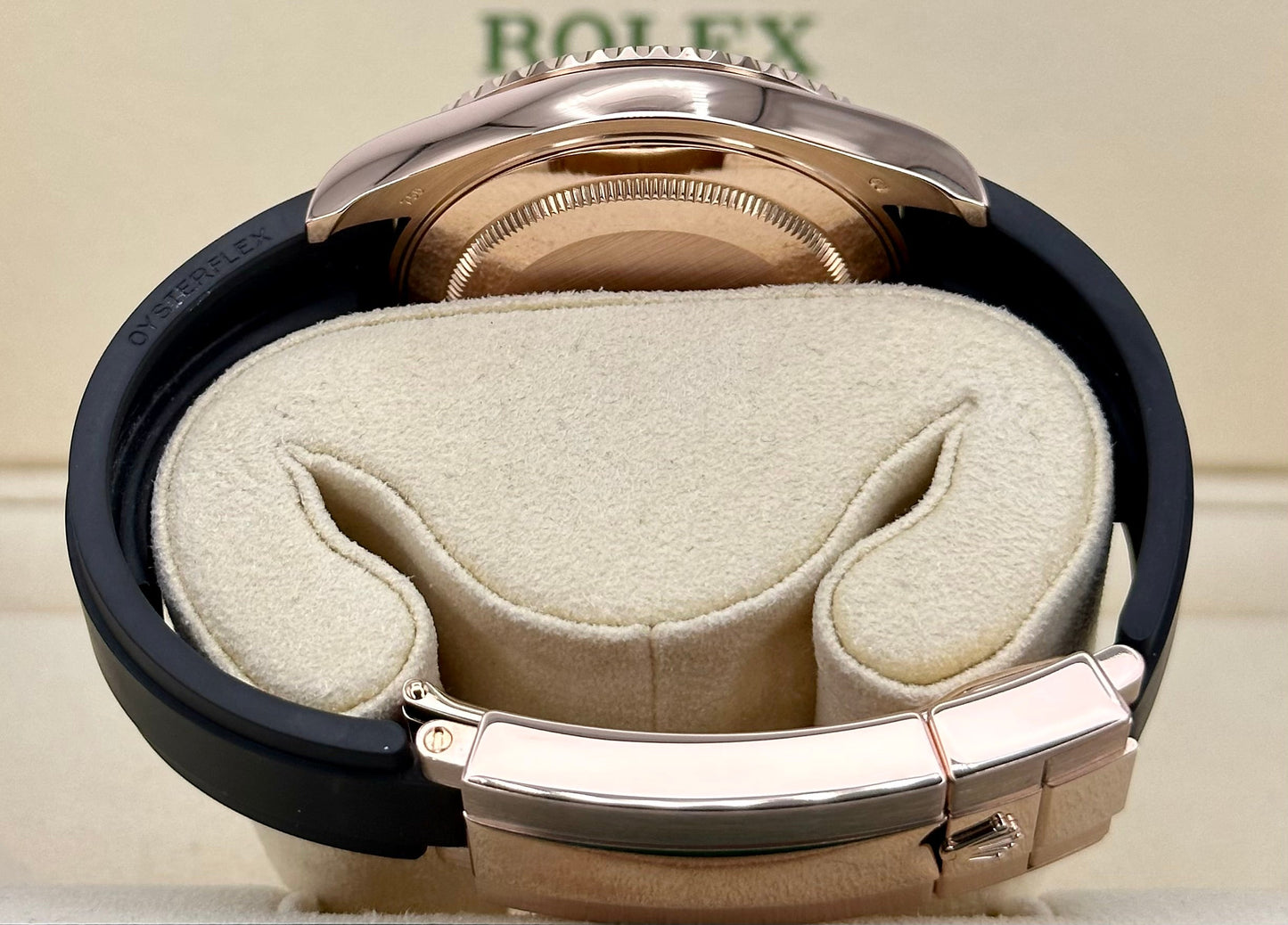 2018 Rolex Yacht-Master 40mm 116655 Oysterflex Black Dial - MyWatchLLC