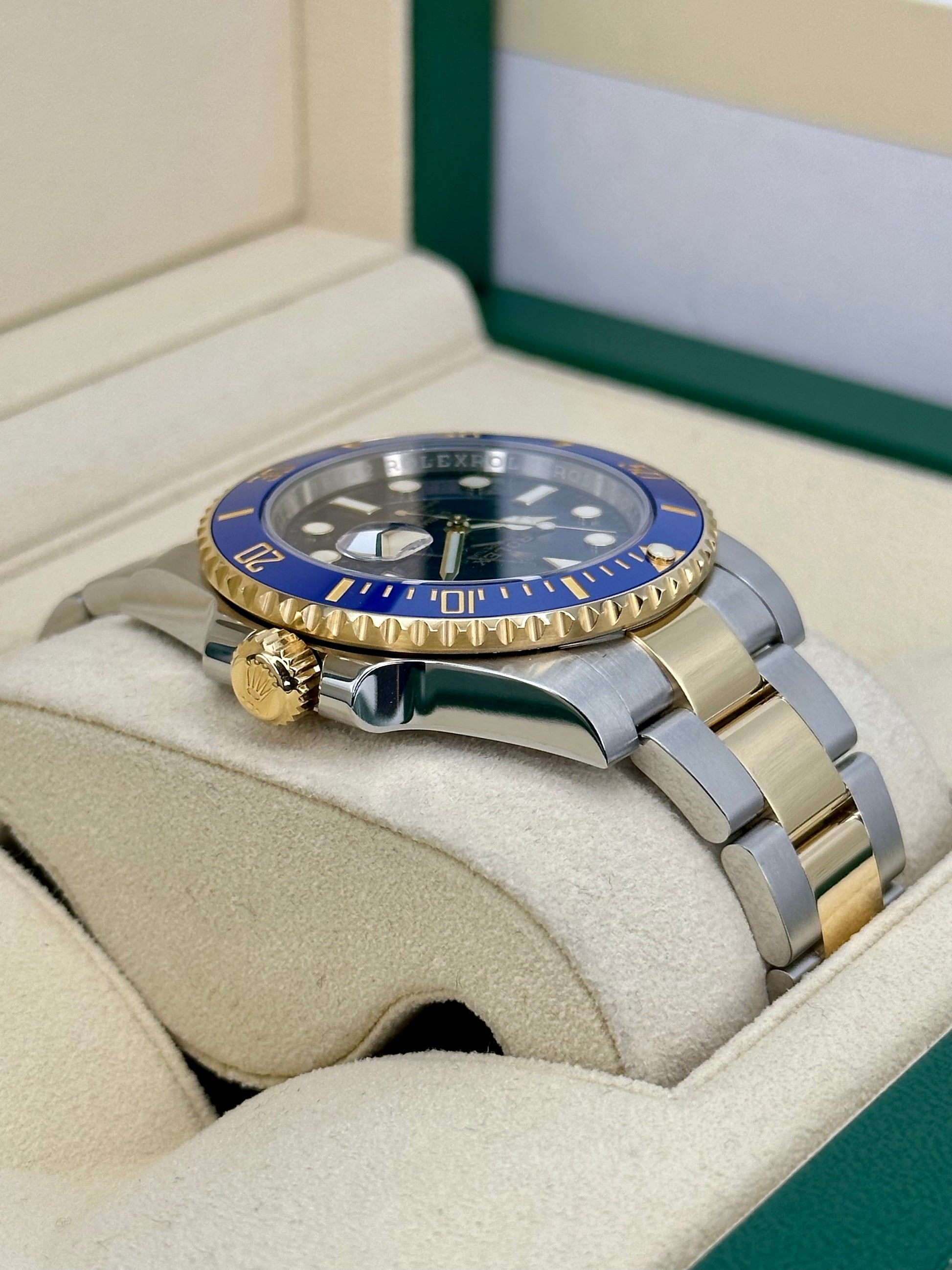 2019 Rolex Submariner Date "Bluesy" 40mm 116613LB Two-Tone Blue Dial - MyWatchLLC