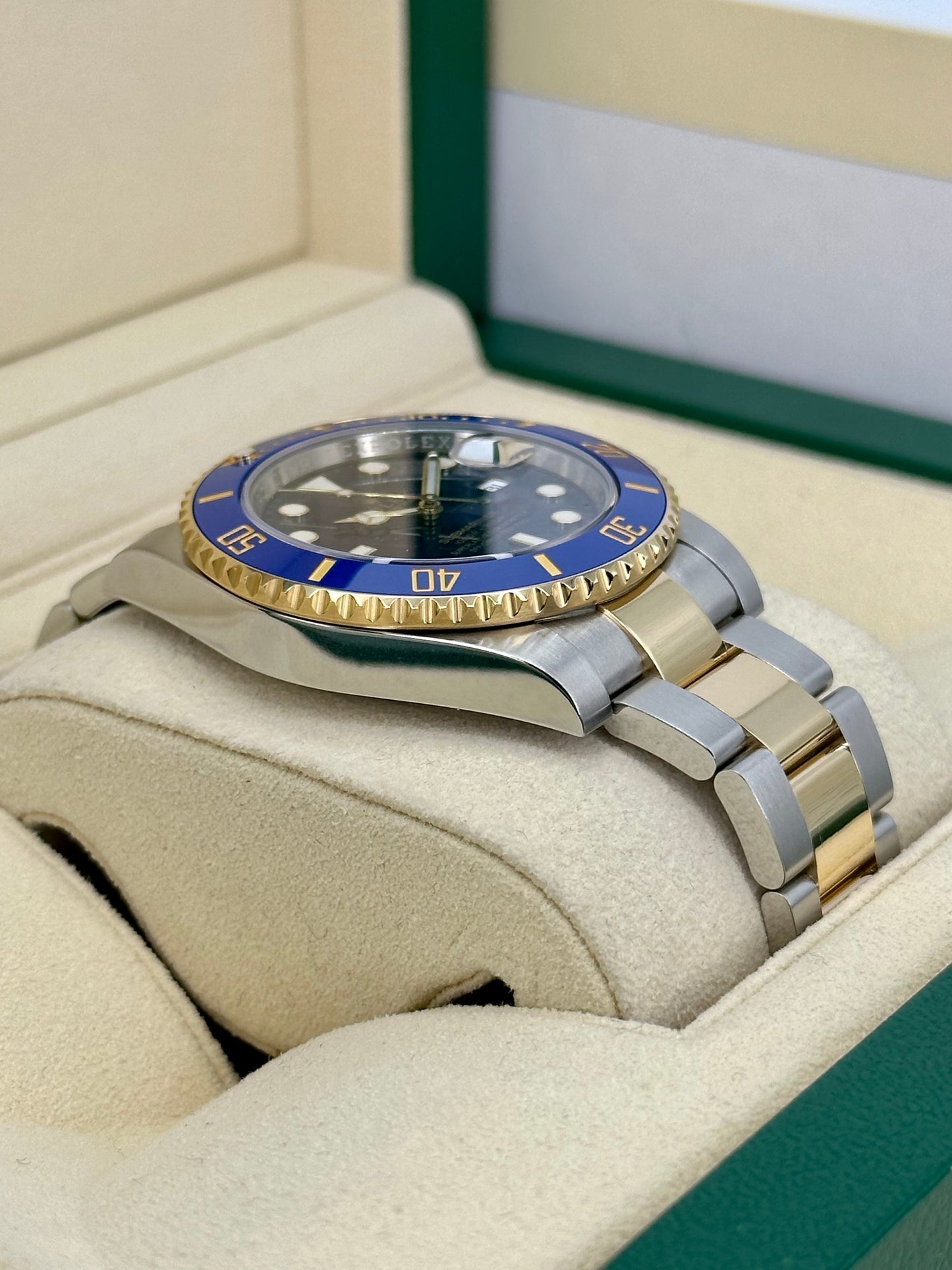 2019 Rolex Submariner Date "Bluesy" 40mm 116613LB Two-Tone Blue Dial - MyWatchLLC